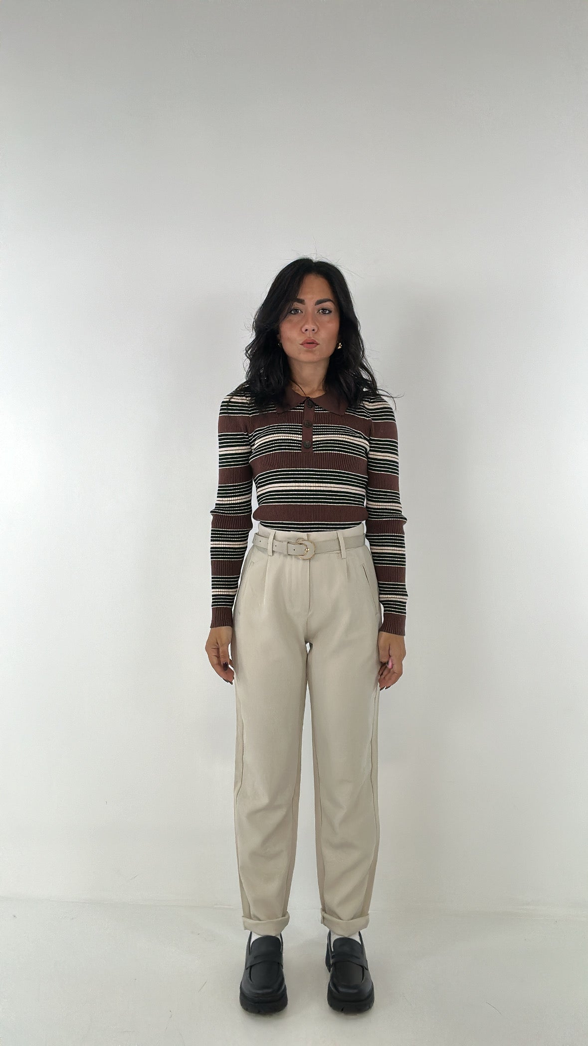 Pantalone DRITTO CINT - PANNA