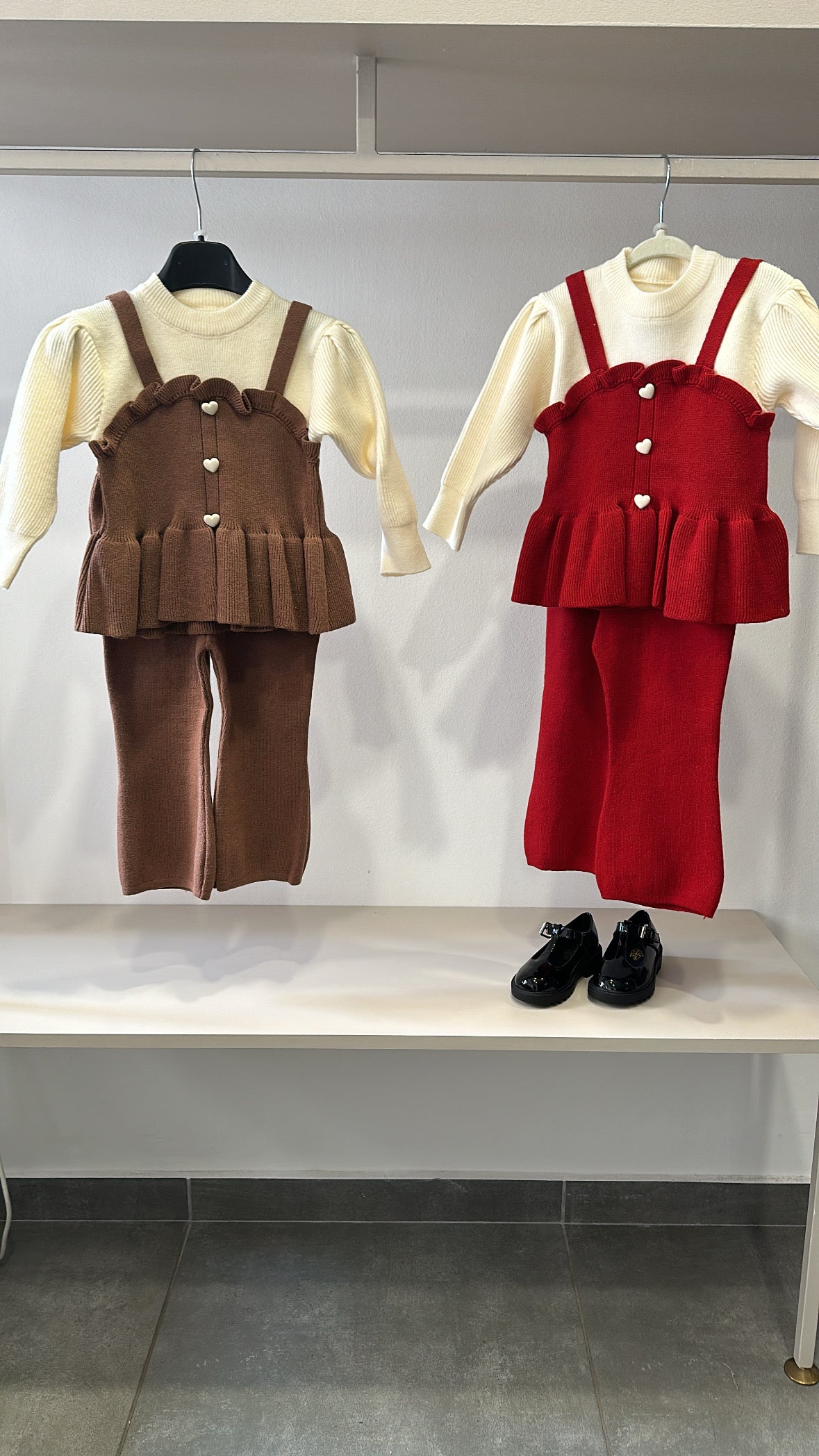 Completo CUORICINI - ROSSO