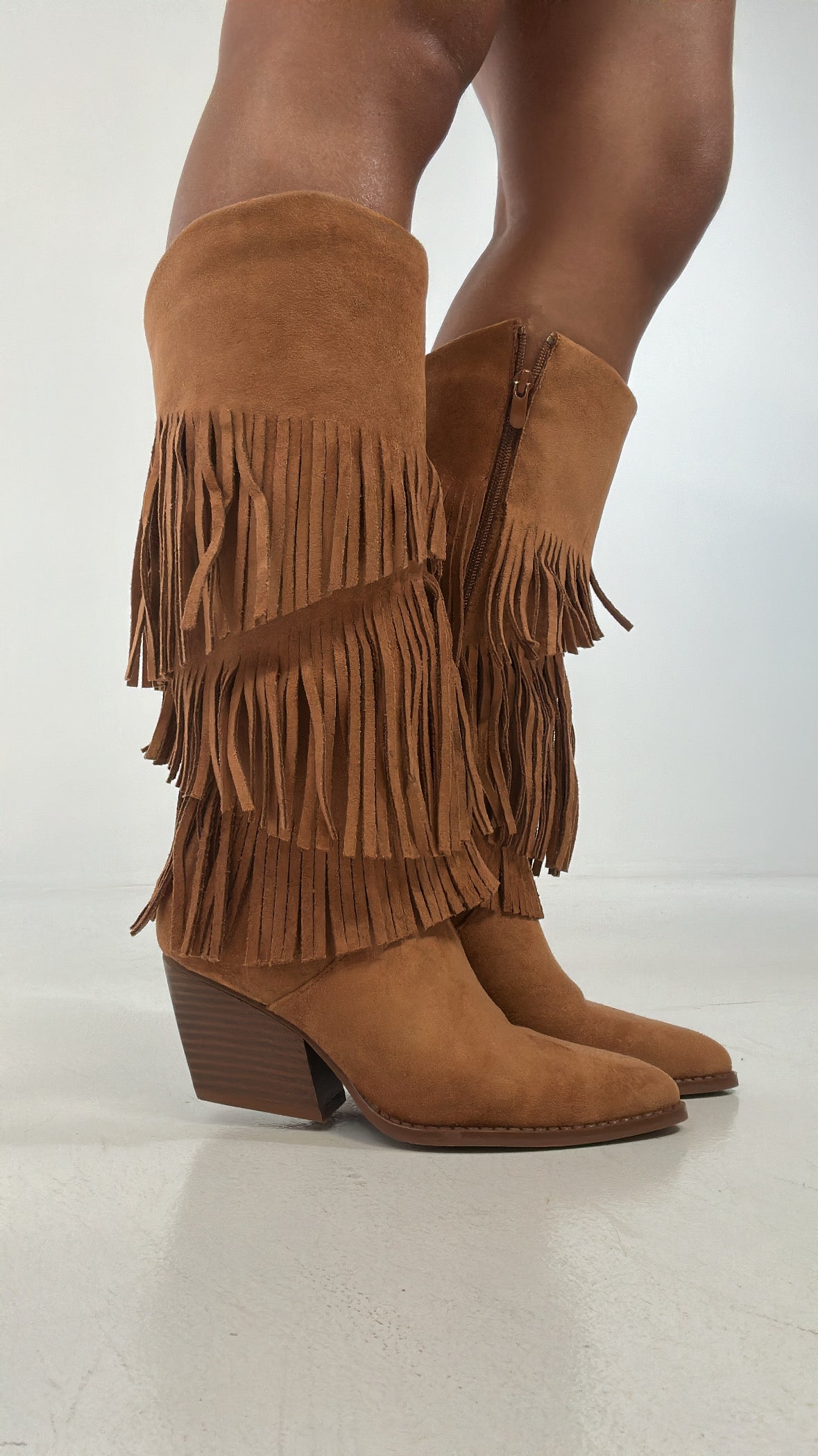Camperos FRANGE DOUBLE - CAMMELLO