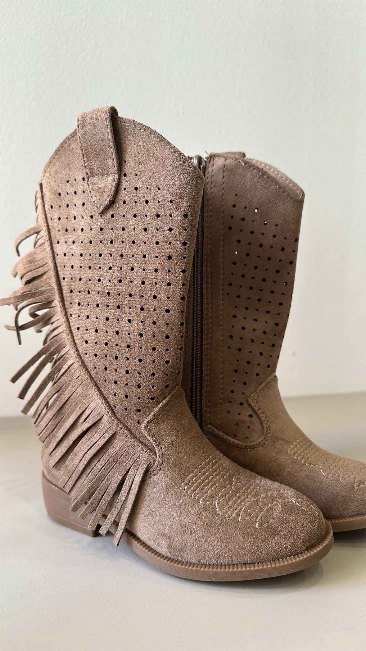 STIVALETTO TRAFORO 25-36 - CAMMELLO