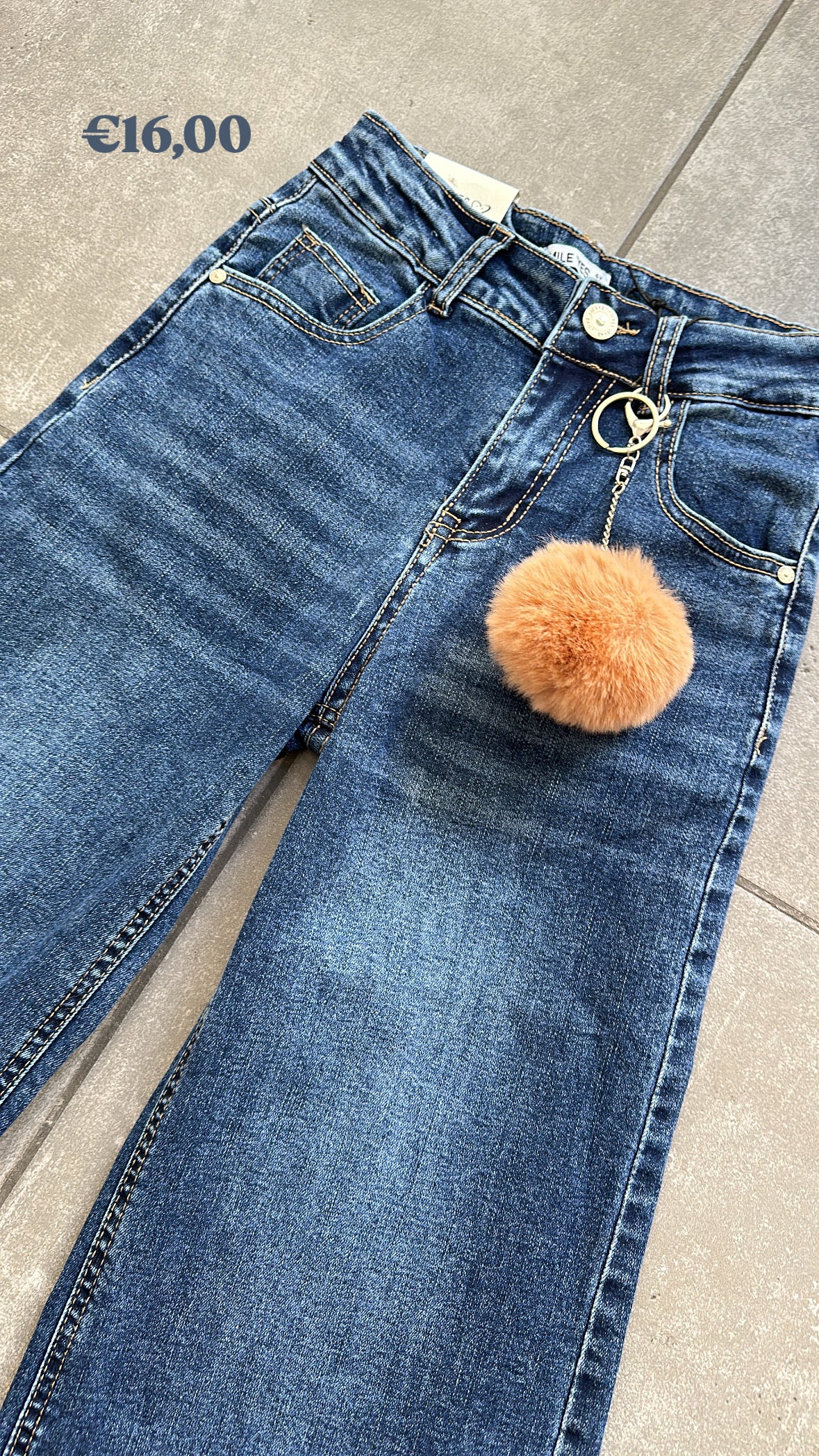 Jeans PALAZZO PON 4-12A - JEANS