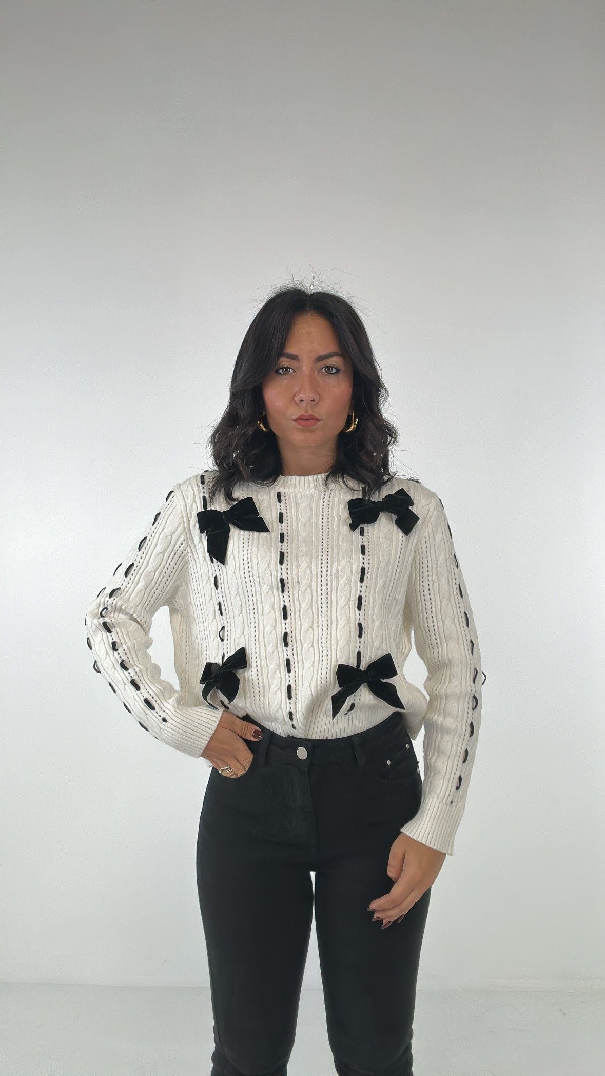 Pull FIOCCHI VELLUTO - BIANCO