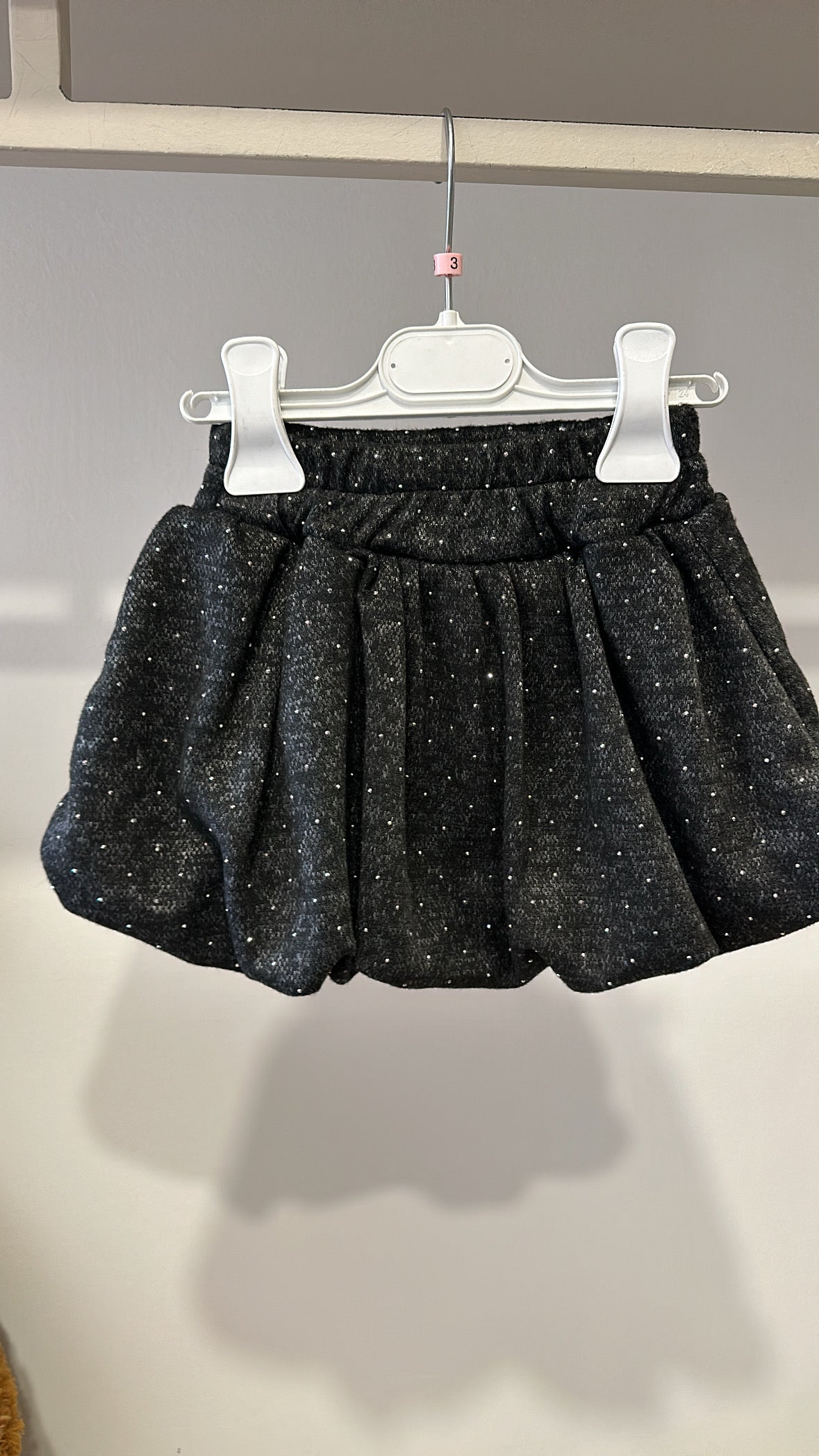 Gonna IN PANNO BRILLO 3-8A - GRIGIO