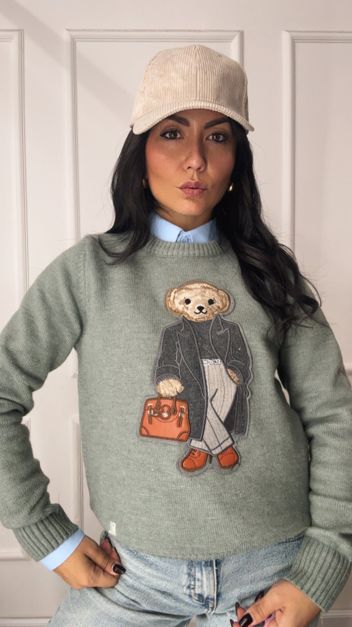 RF BEAR Pullover - GREY