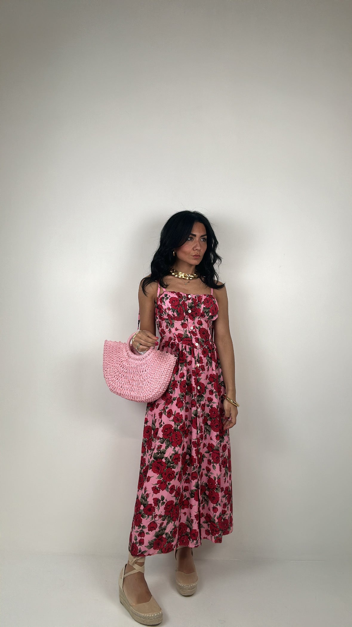 Borsa CERCHIO MIDI - ROSA