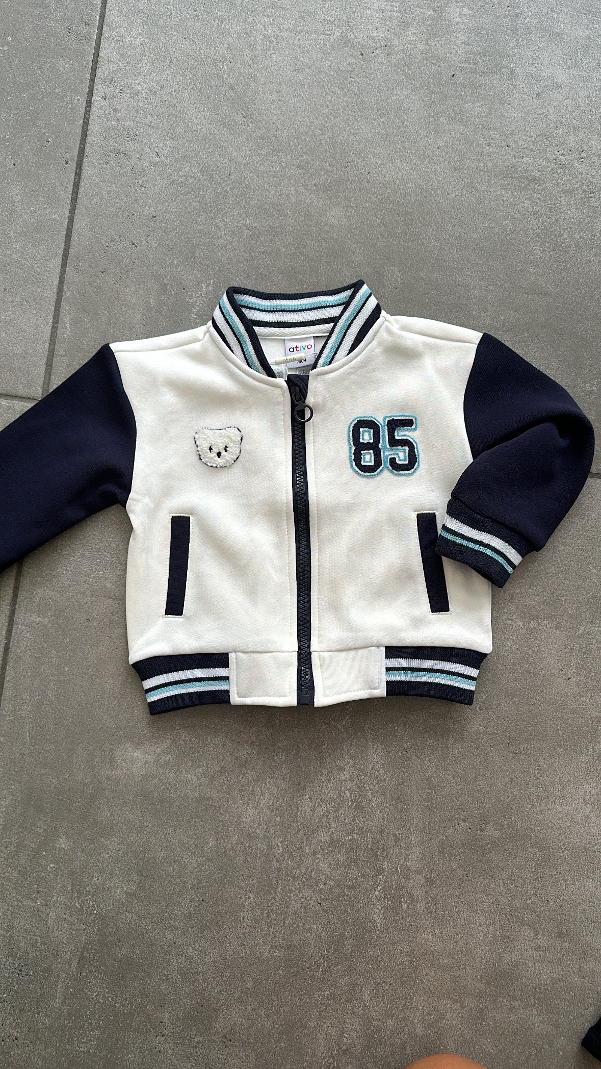 Felpa 85 6-36M - BIANCO