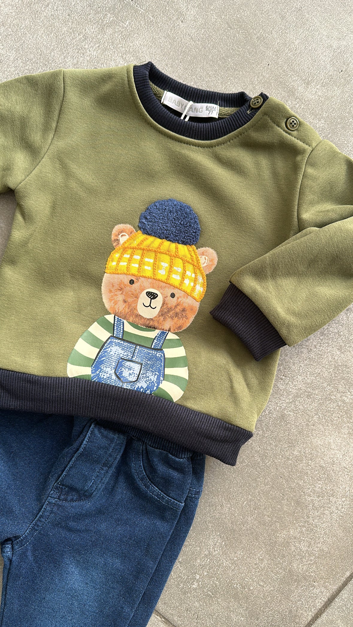 Completo ORSETTO BABY 3-18M - VERDE