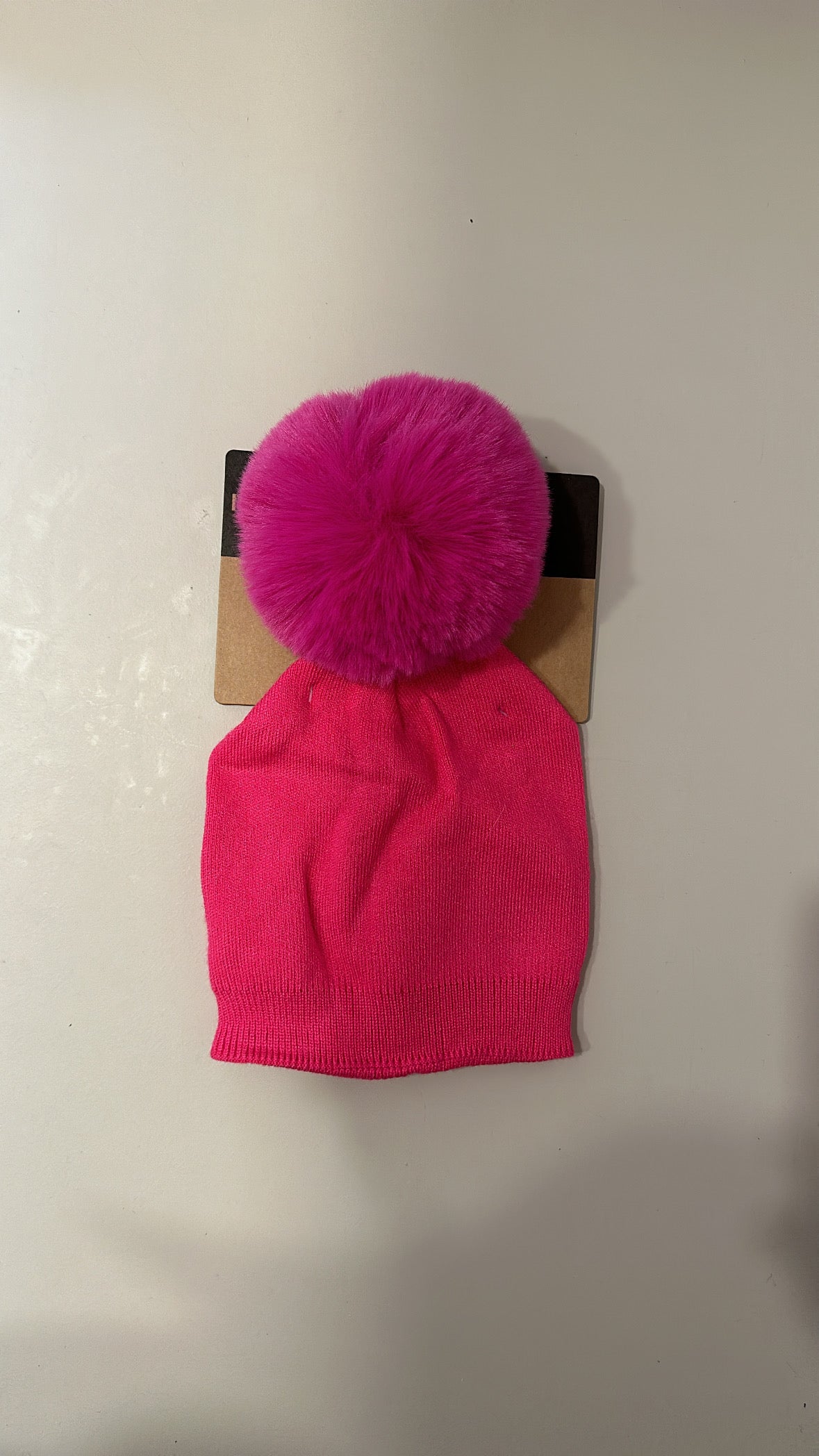 Cappellino LANA RASATO PON - FUCSIA