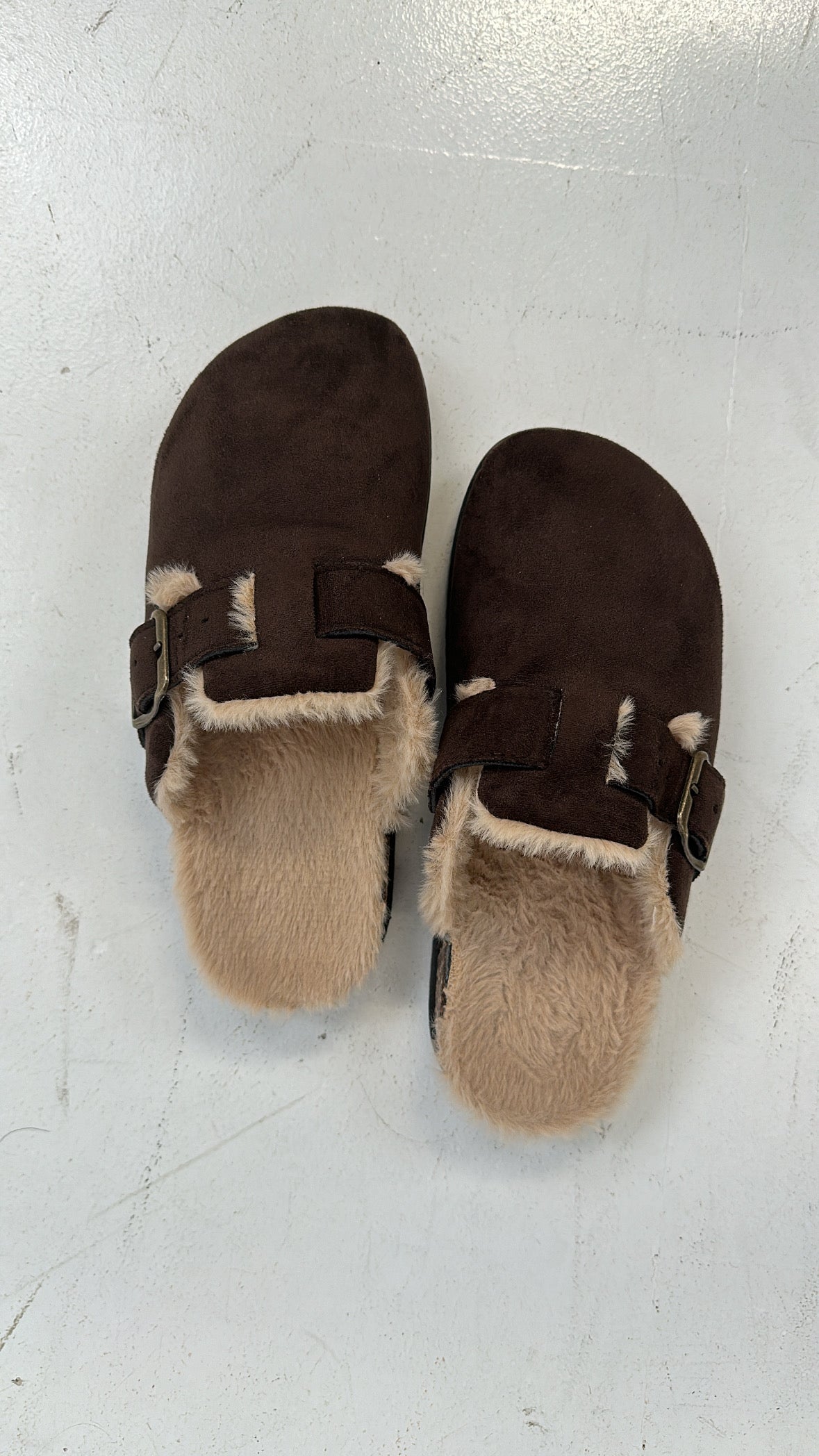 Sabot CON PELLICCIA - MARRONE