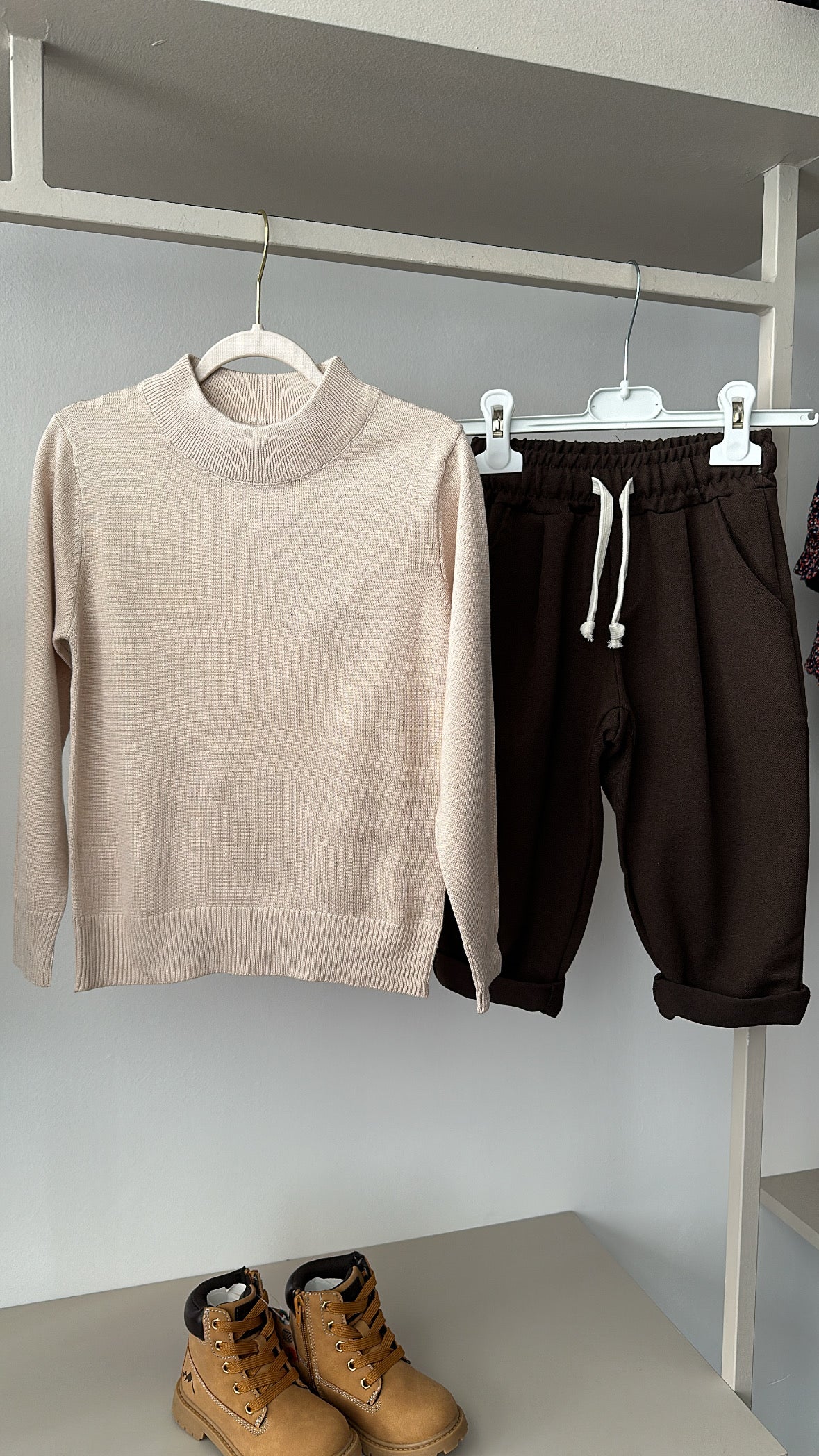 Pantalone PIEGA 4-14A - MARRONE