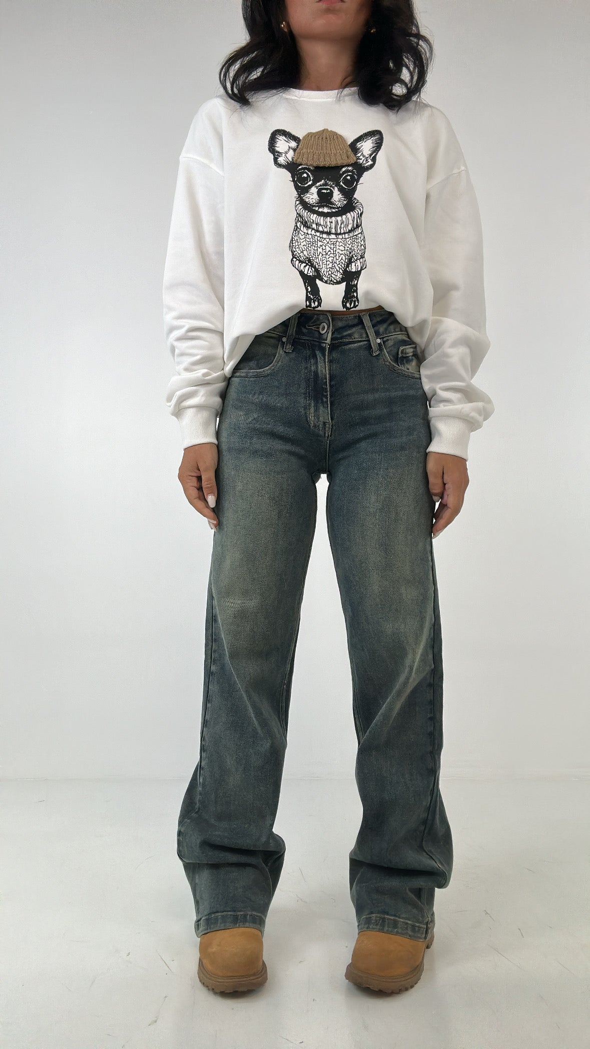 Jeans STRAIGHT FULL LENGTH VINTAGE - JEANS
