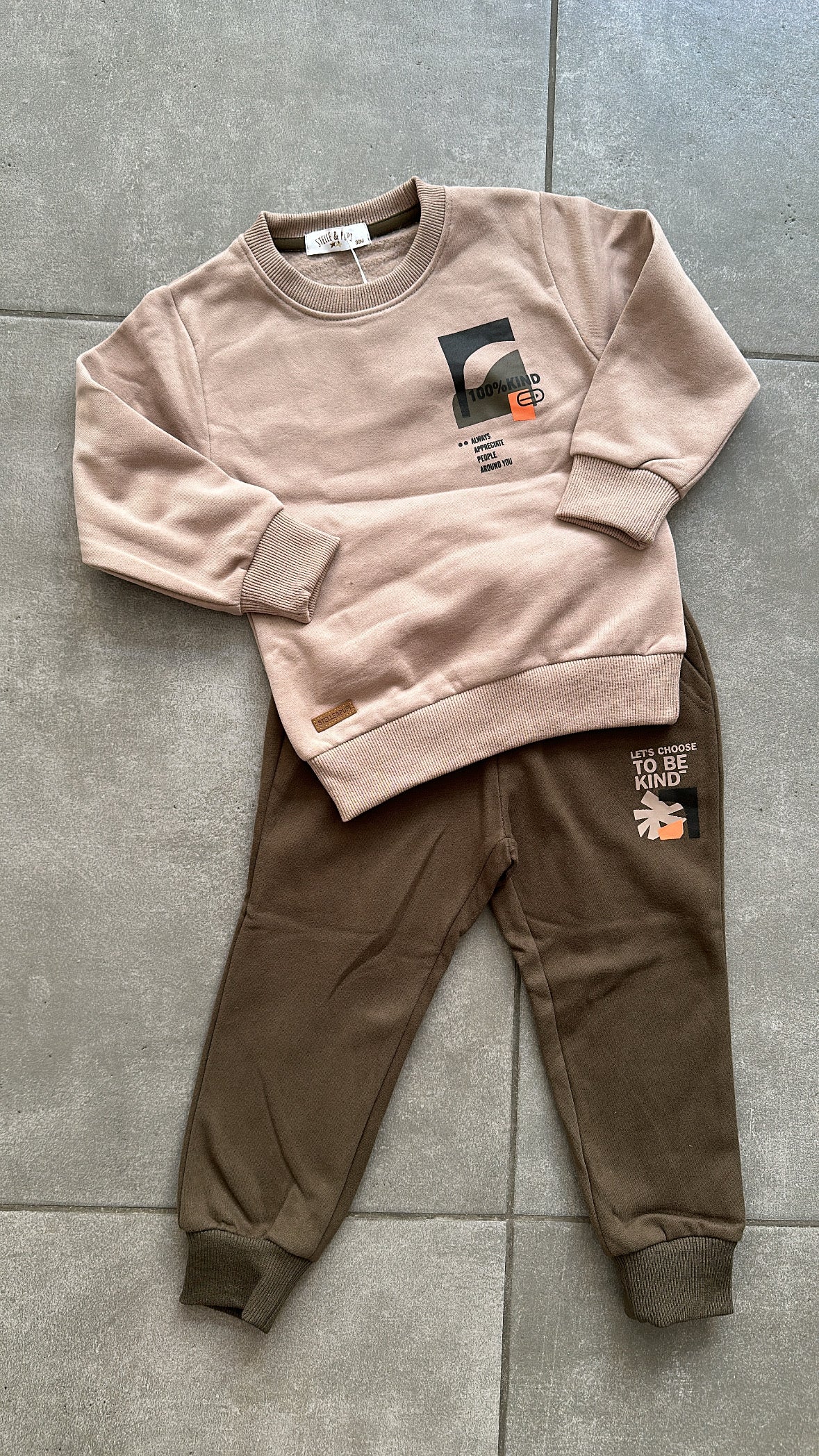 Tuta KIND 12-36M - MARRONE