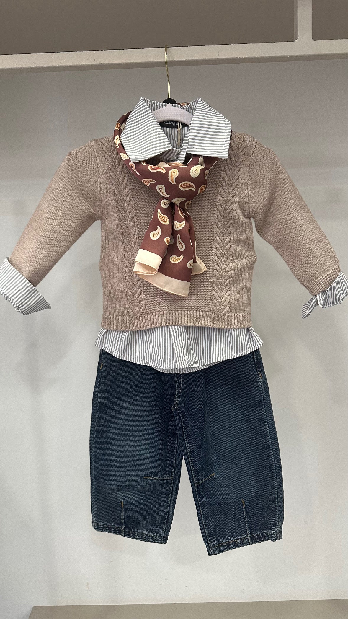 Camicia FANTASIA 12-36M - GRIGIO