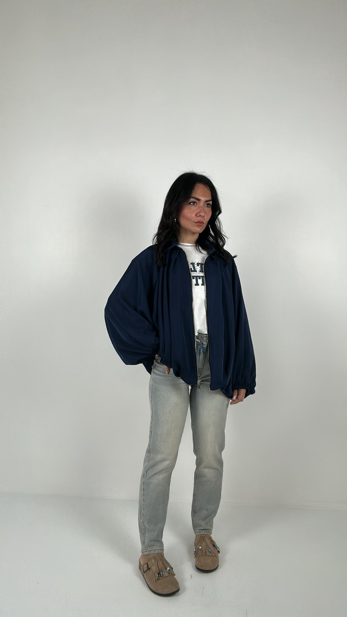 Jeans MOM-FIT SABBIATO - JEANS