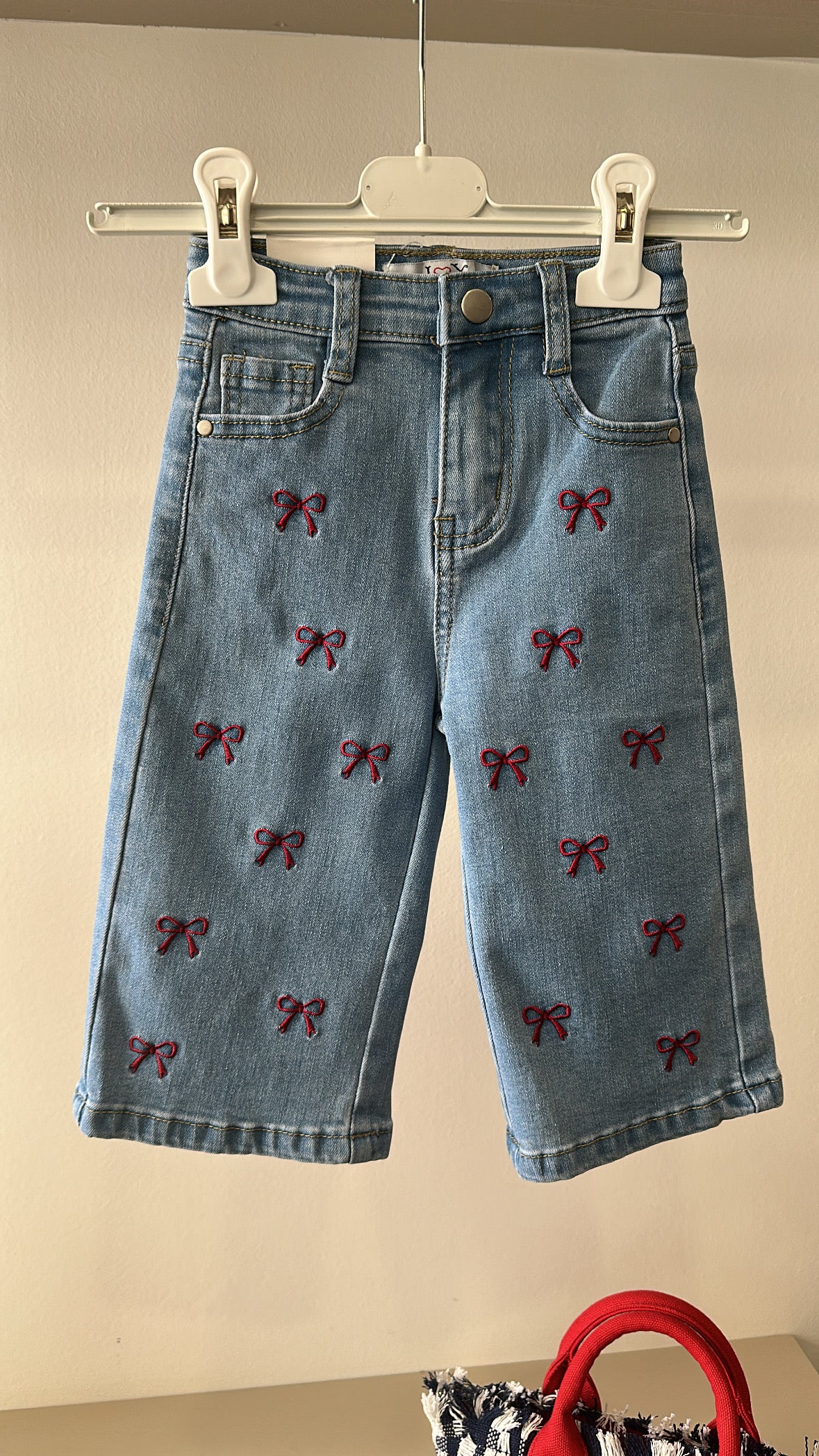 Jeans FIOCCHETTI 12-36M - ROSSO