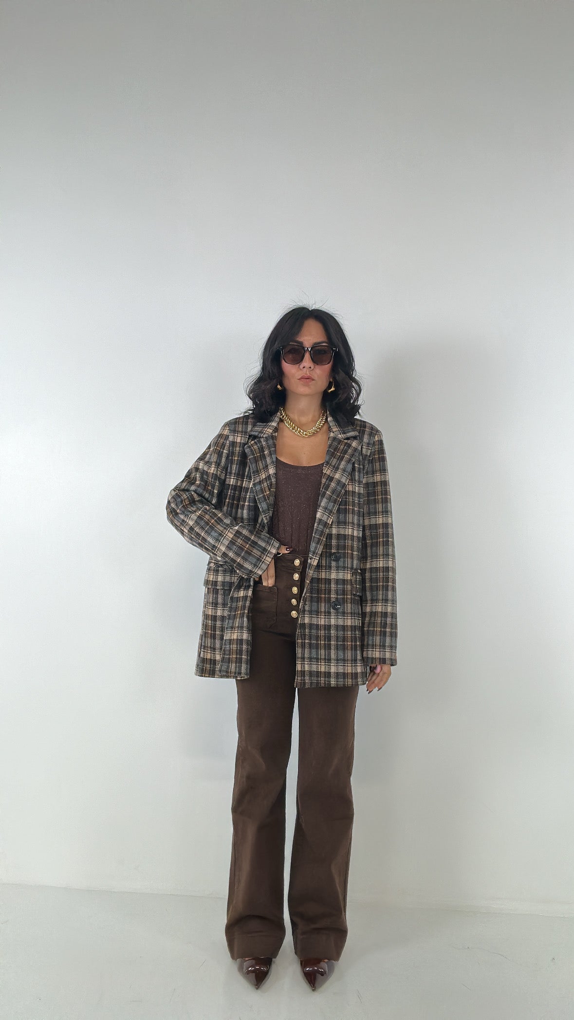 Jeans BOTT. ORO E TASCHINI - MARRONE
