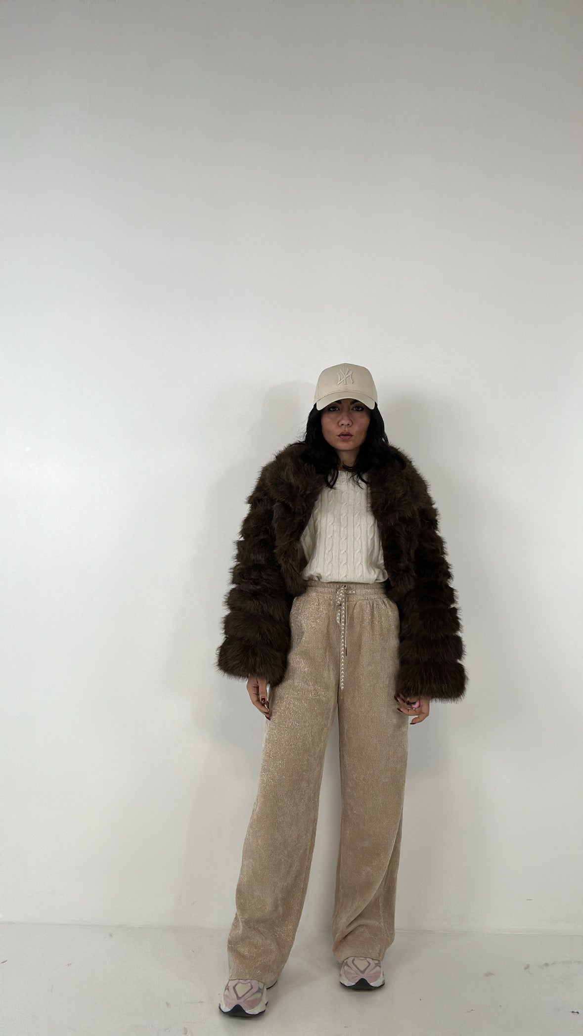 Pantalone VELLUTO LUX - BEIGE