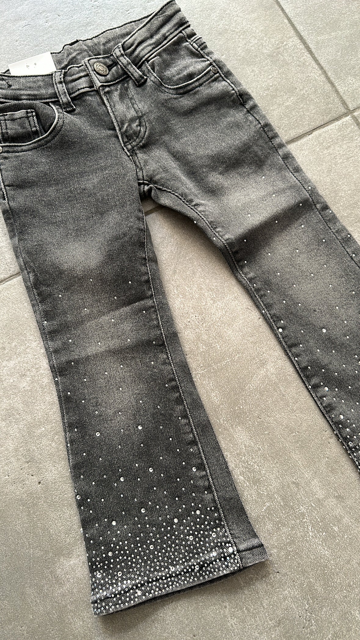 Jeans ZAMPA BRILLO 4-12A - NERO
