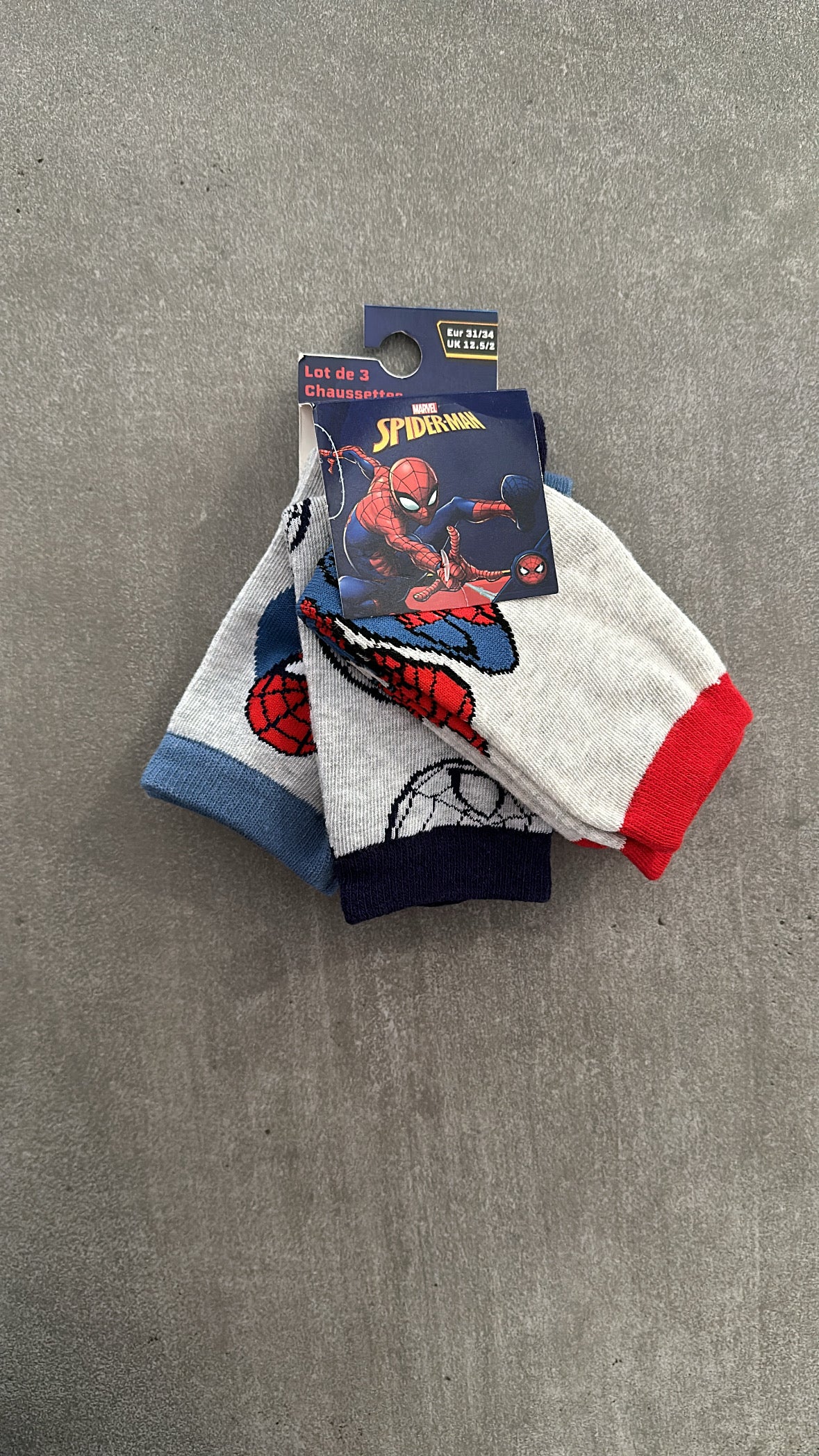 Tris CALZINI SPIDER - CHIARO