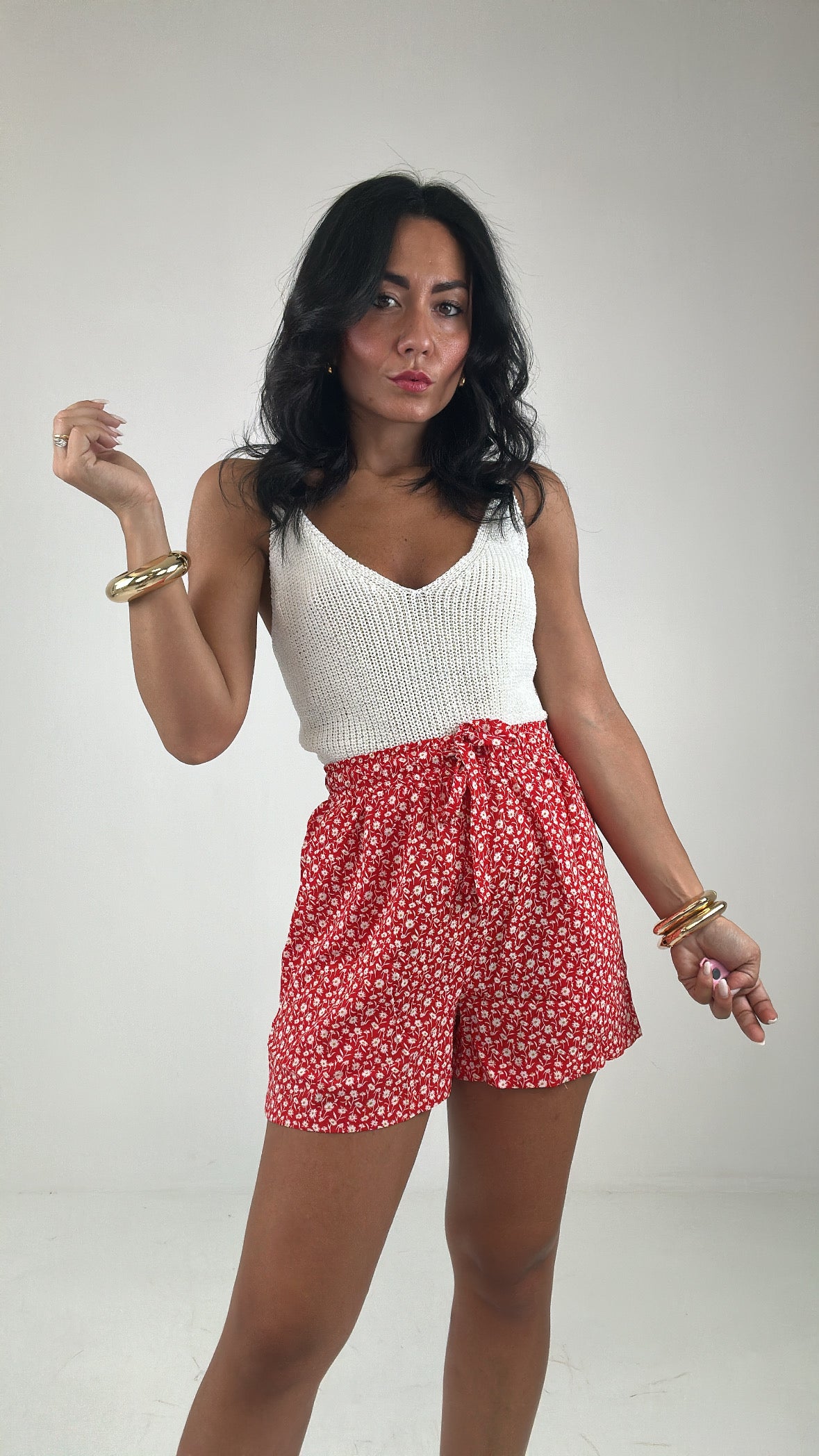 Shorts MARGHERITA - ROSSO