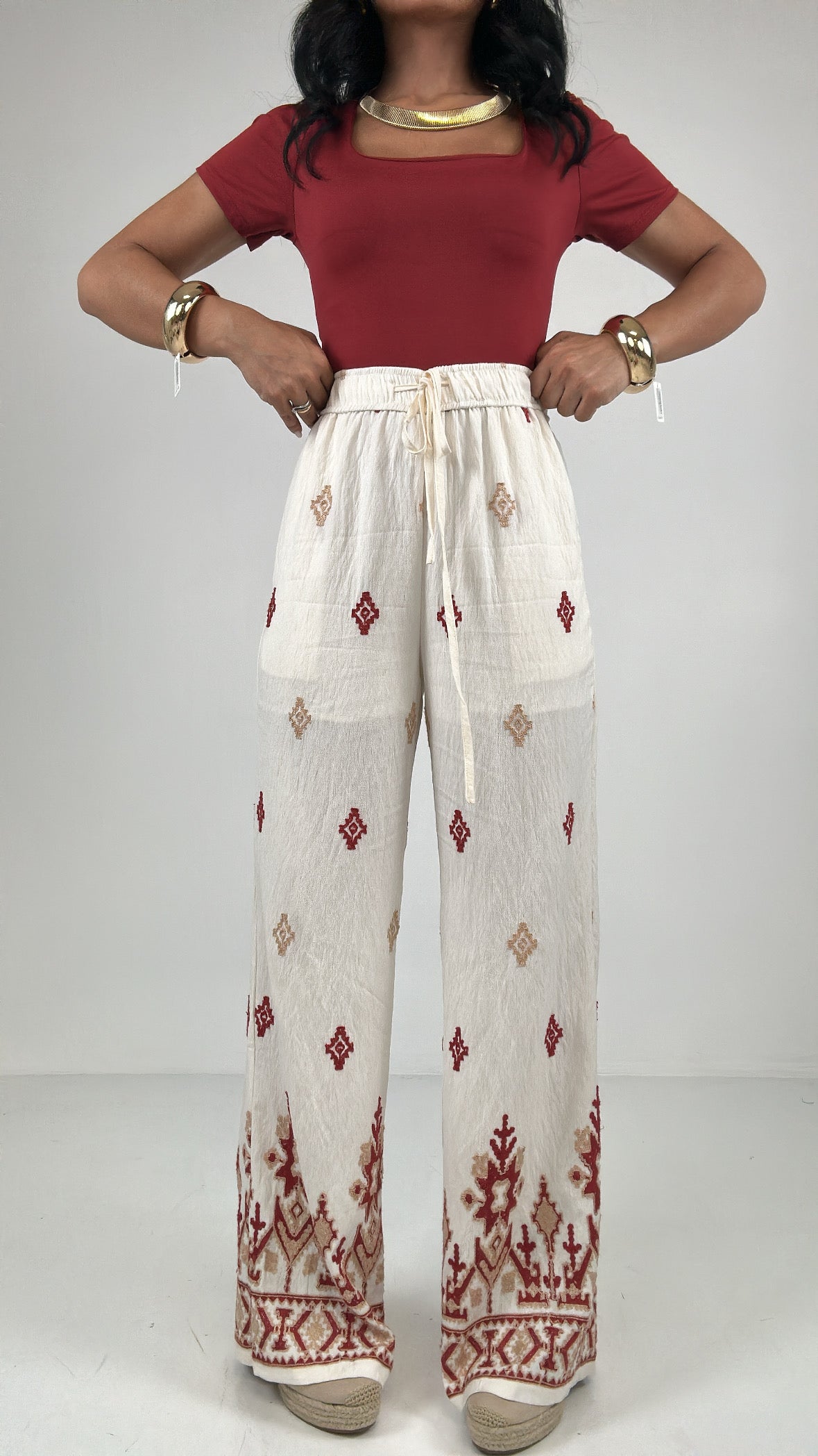 Pantalone ROMBO - BORDEAUX