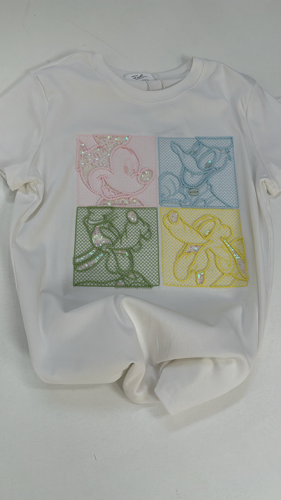 T-shirt DISNEY PASTELLO - BIANCO