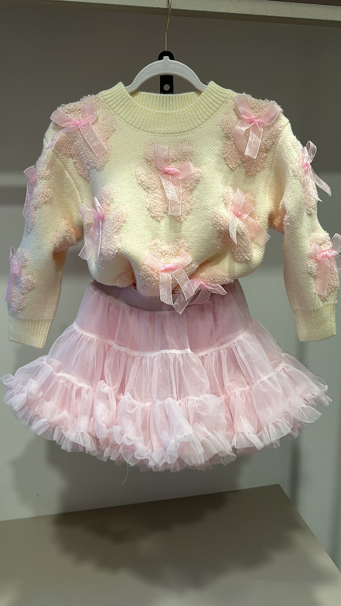 Completo CON GONNA IN TULLE - ROSA