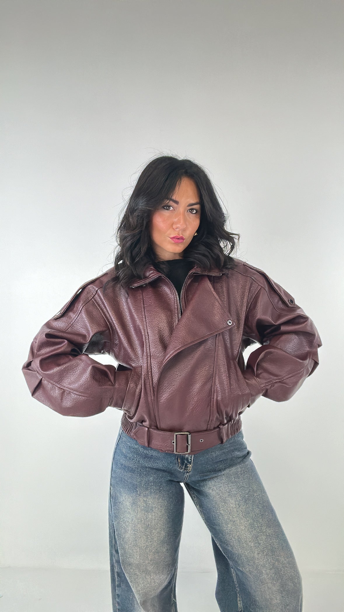 Bomber ECOPELLE COP - BORDEAUX