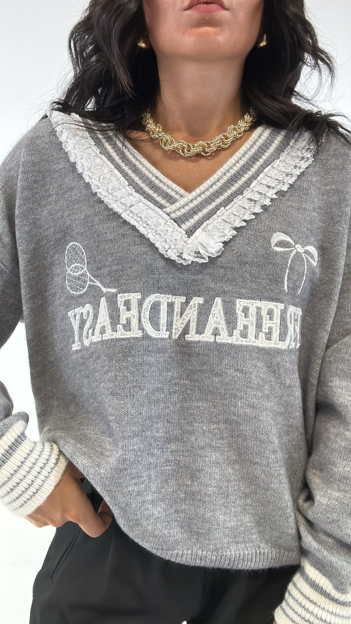 Pull FREEANDEASY - GRIGIO