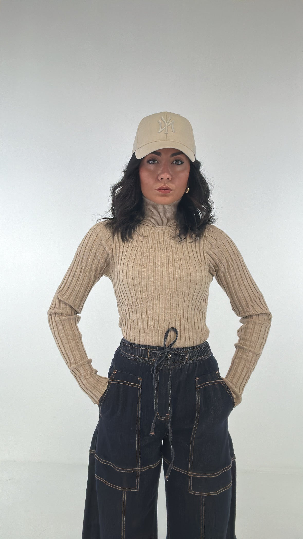 Pull DOLCEVITA LAVORATO - BEIGE