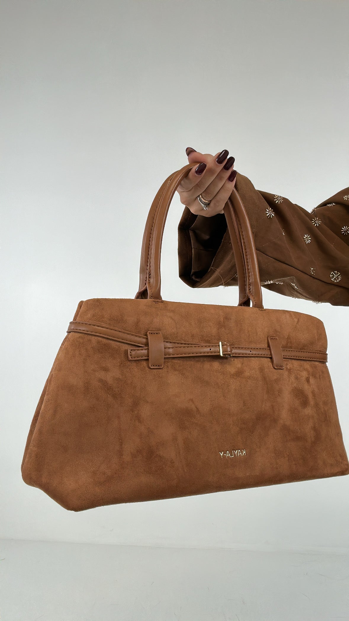 Borsa CAMOSCIO OFFICE - CAMMELLO