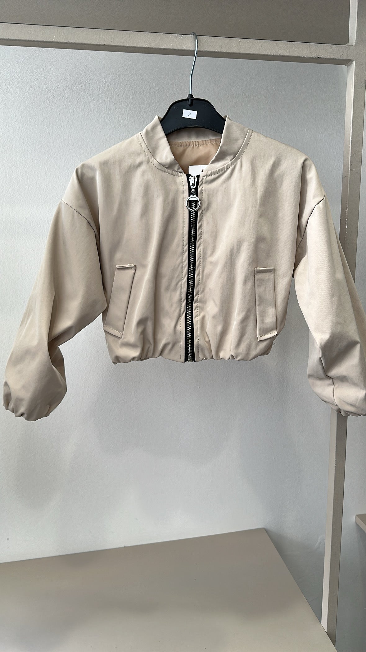 Giubbino BOMBER 4-14A - BEIGE
