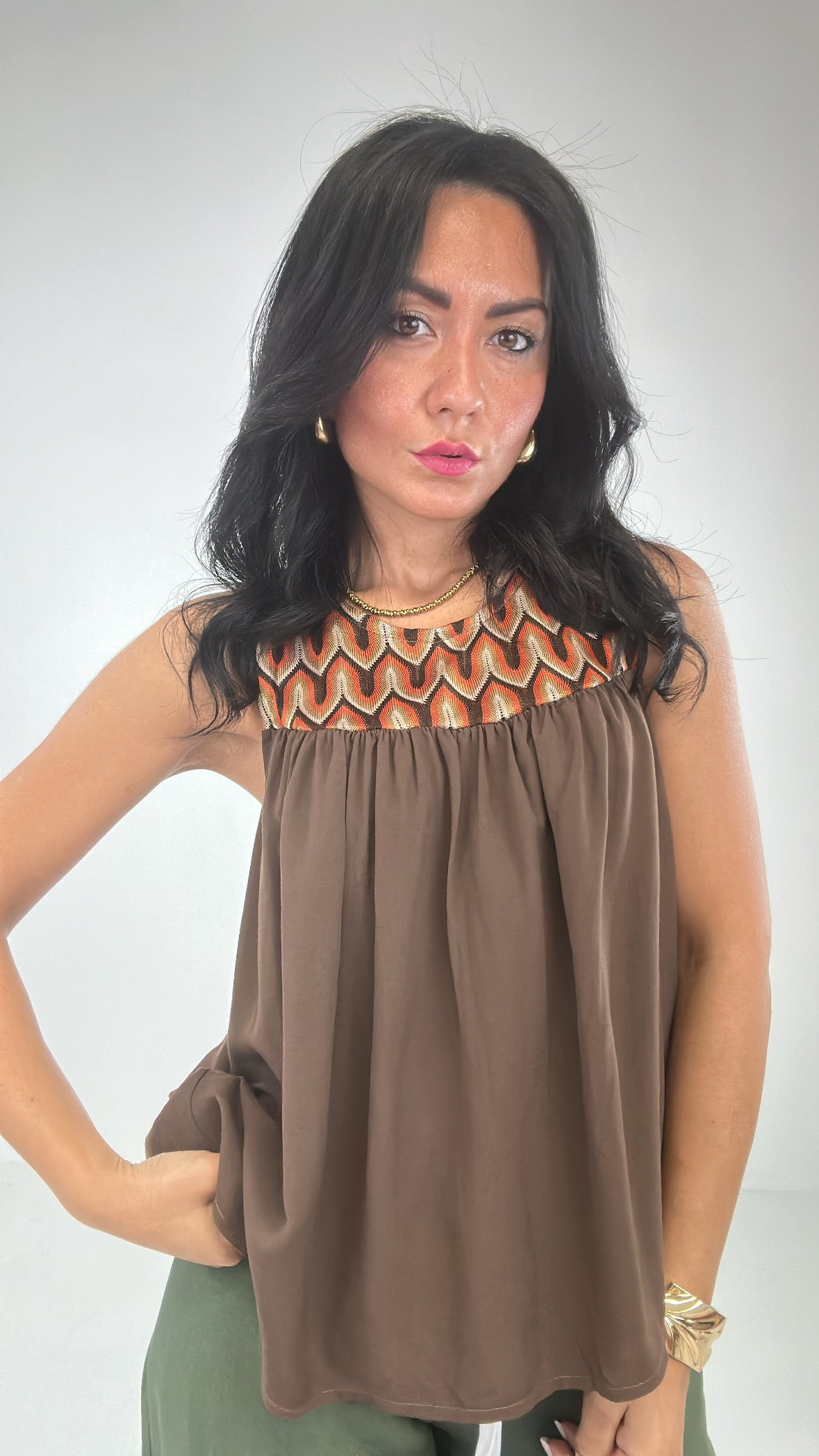 Canotta AFRICA - MARRONE