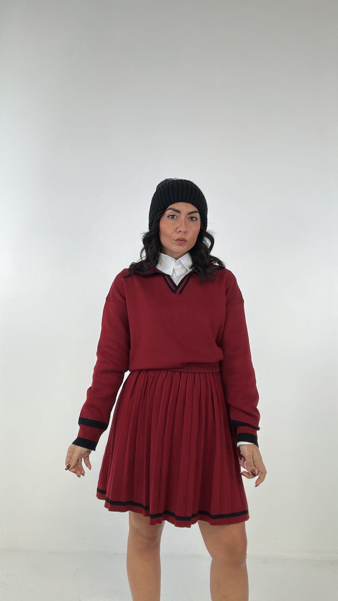 Completo POLO E GONNA - BORDEAUX