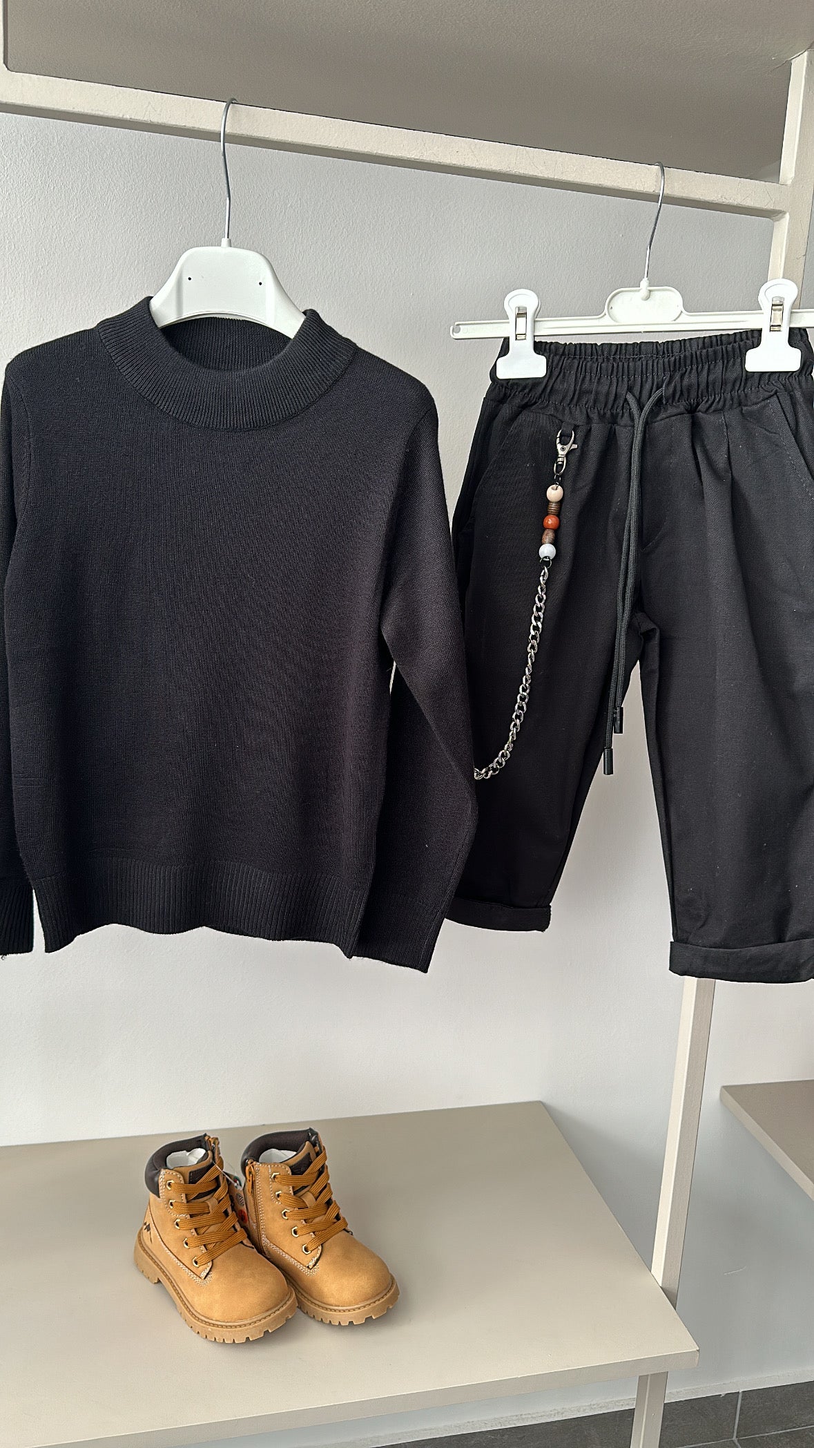 Pantalone PIEGA 4-14A - NERO