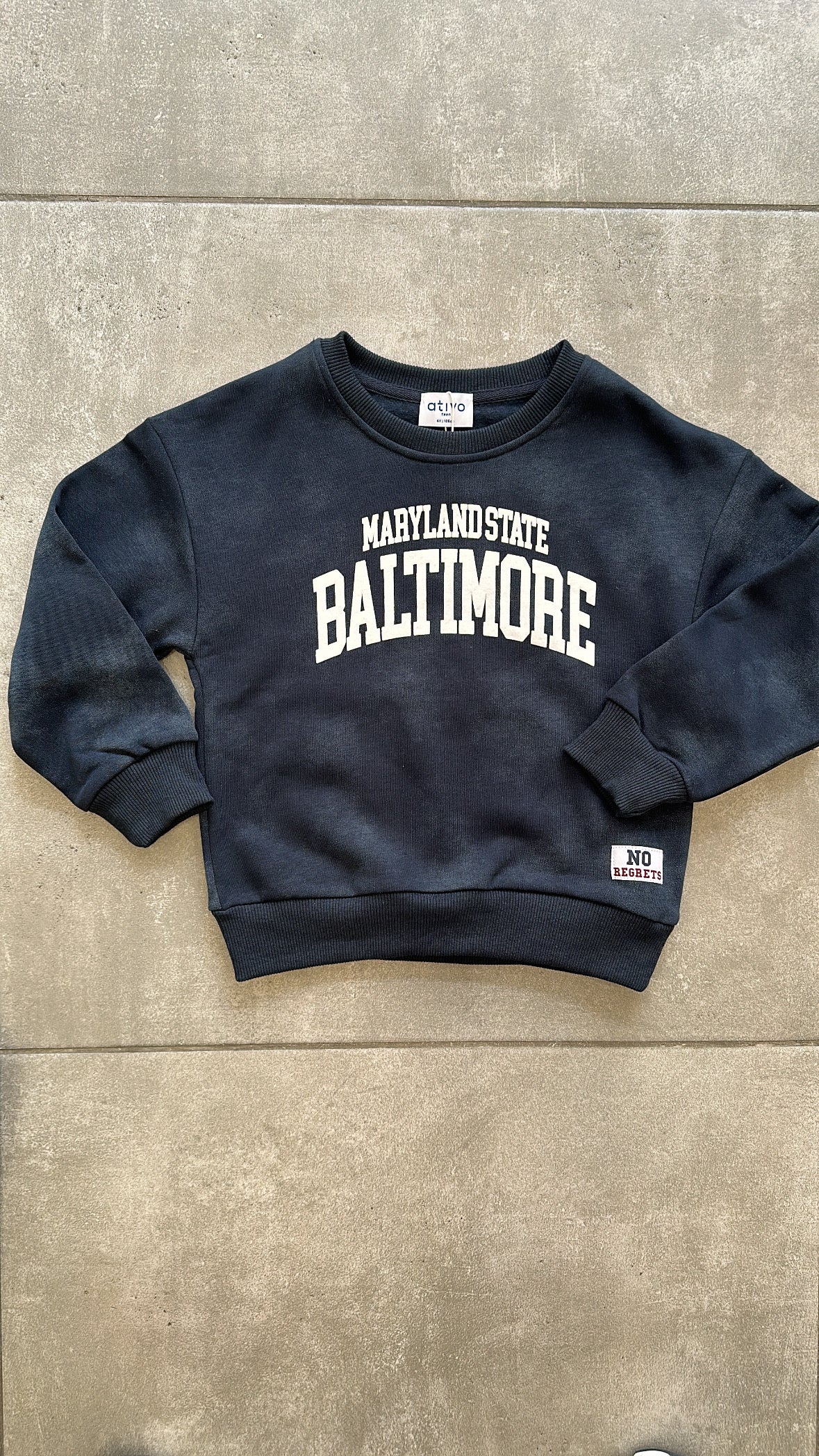 Felpa BALTIMORE 4-16A - BLU SCURO