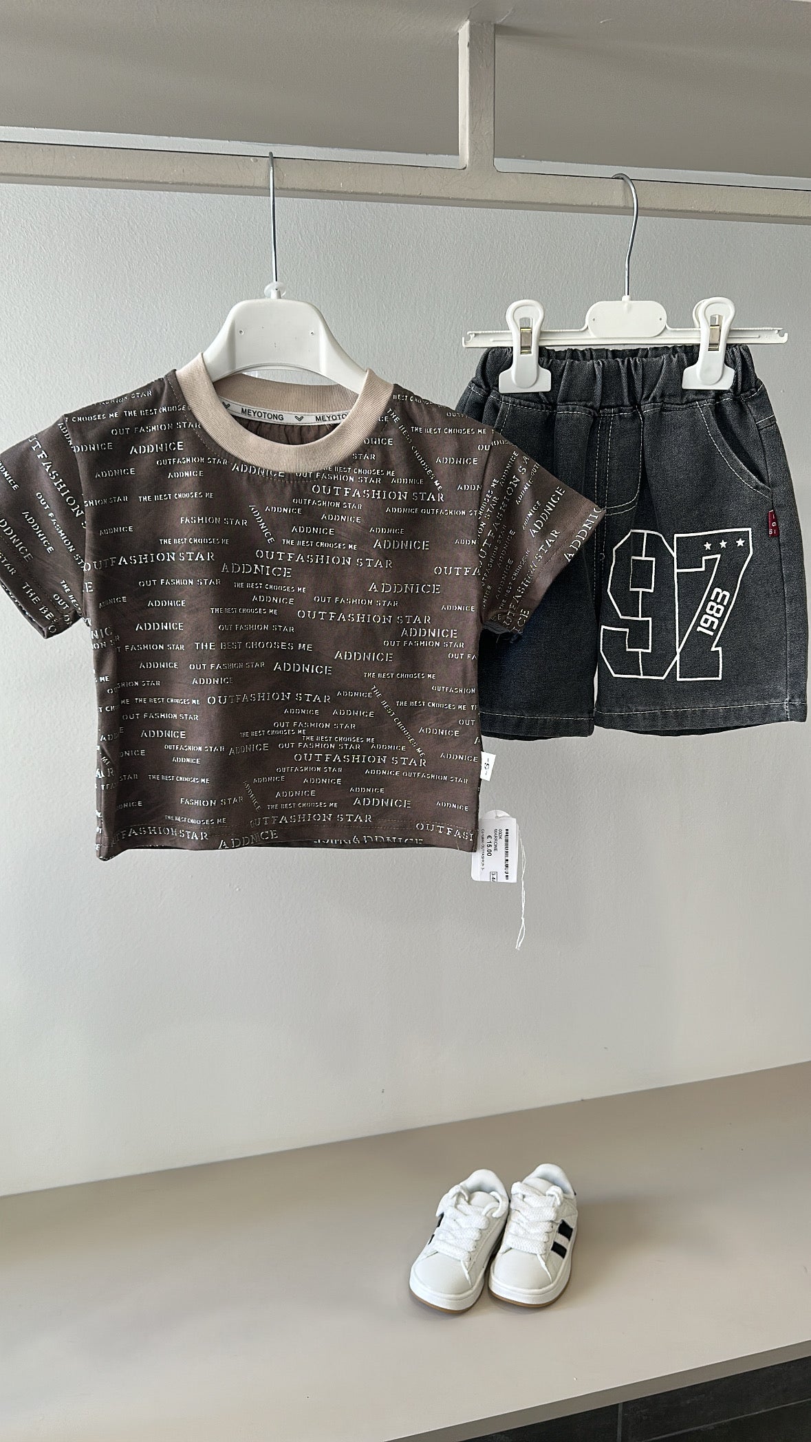 Completo OUTFASHION 3-8A - MARRONE