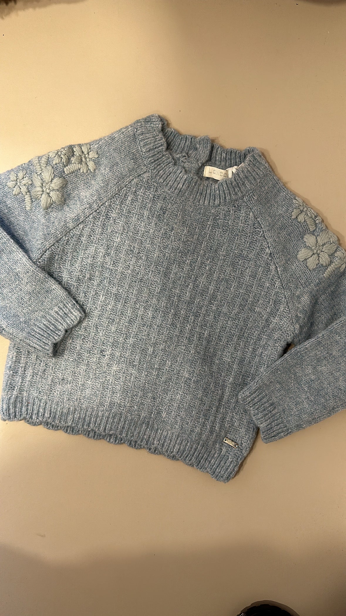 Pull FIORELLINO 12-36M - AZZURRO