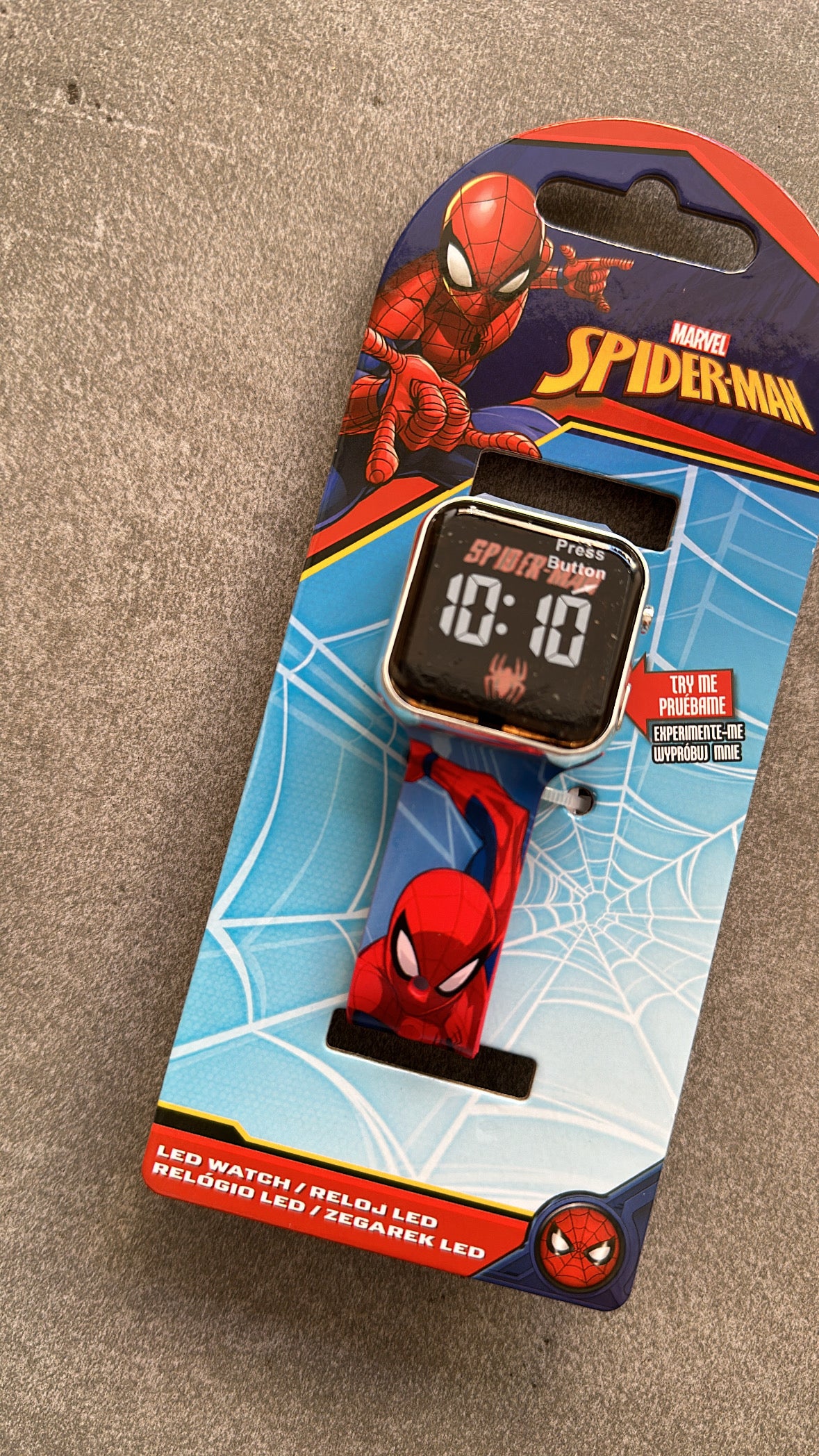 Orologio LED DISNEY - ROSSO