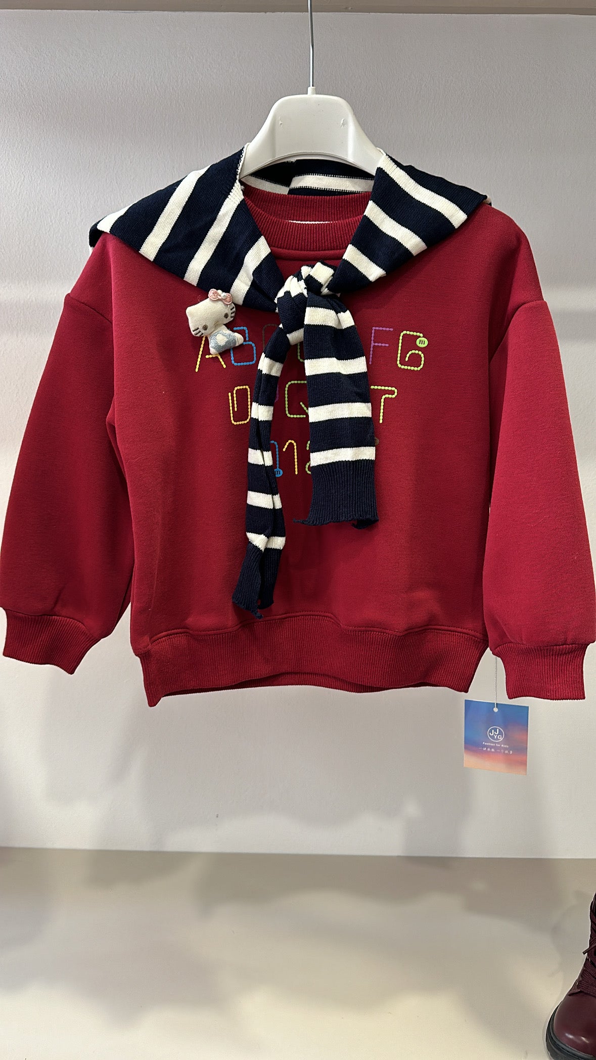 Felpa CON MANTELLA - BORDEAUX