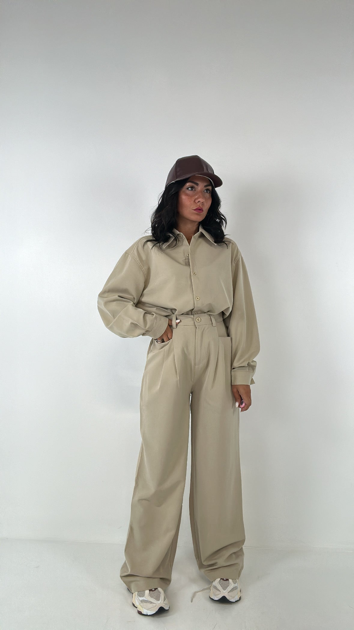Completo CAMICIA CON PANTALONE - BEIGE