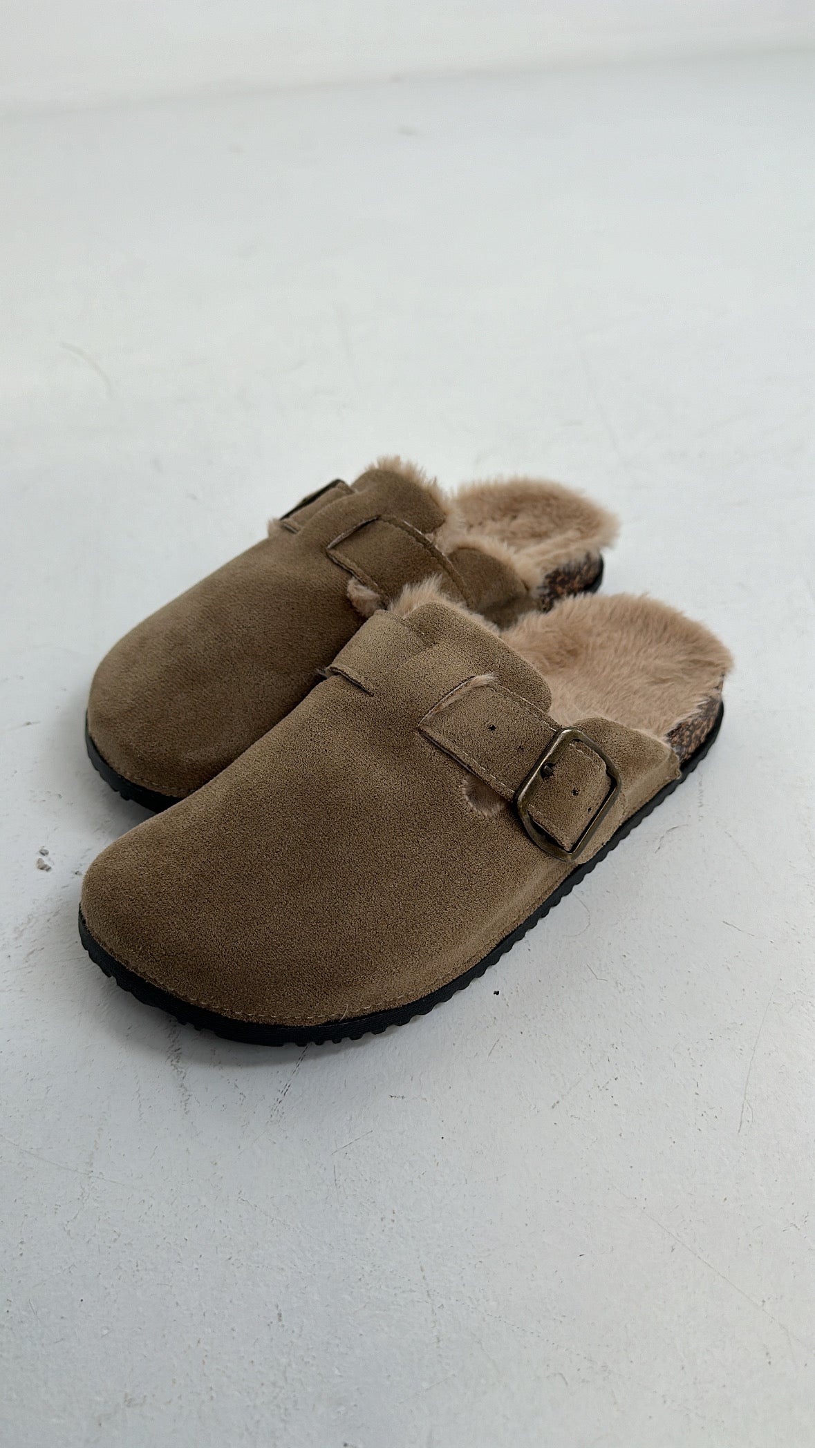 Sabot CON PELLICCIA - BEIGE
