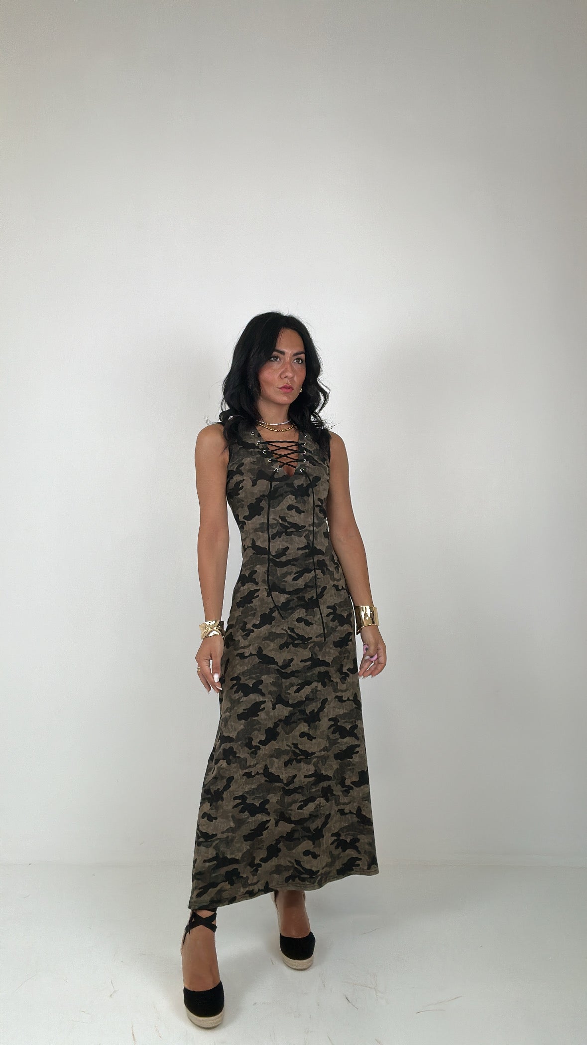 Vestito MILITARE - VERDE MILITARE