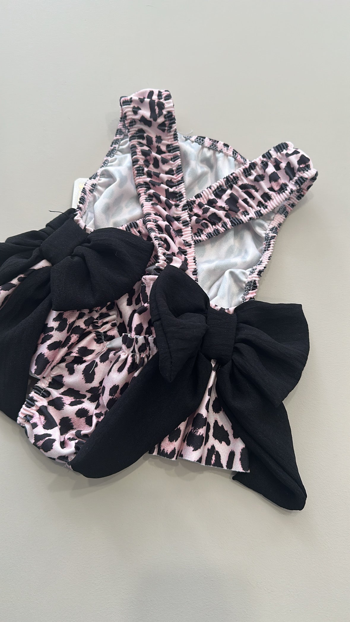 Costume INTERO MACULATO 2-12A - ROSA