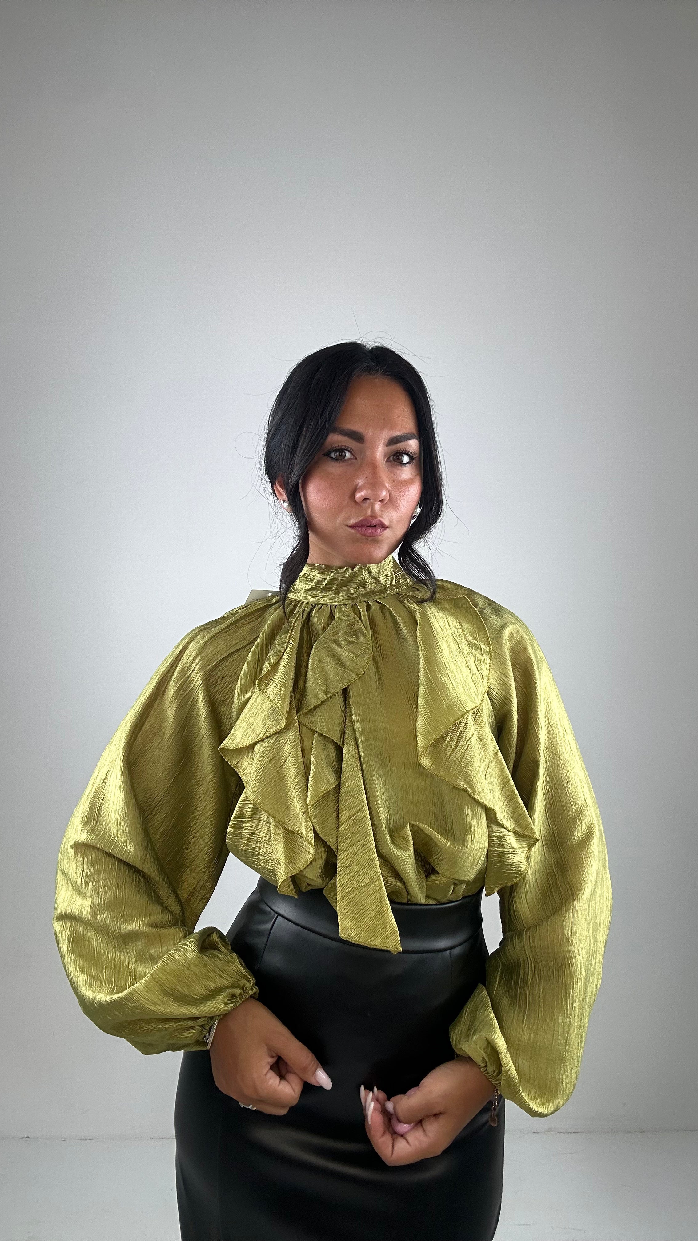 Camicia ROUGES CRISE - VERDE LIME