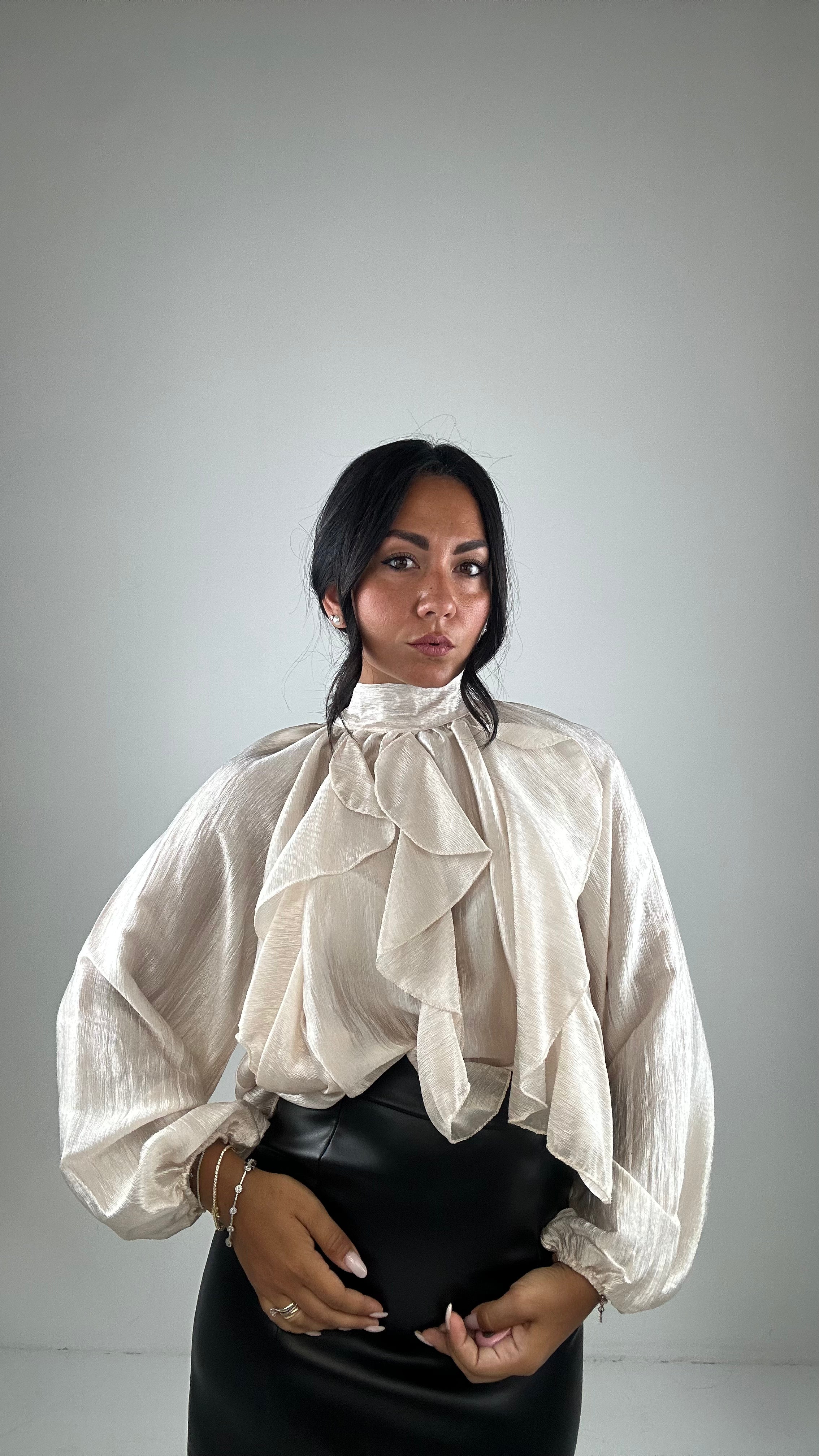 Camicia ROUGES CRISE - CREMA