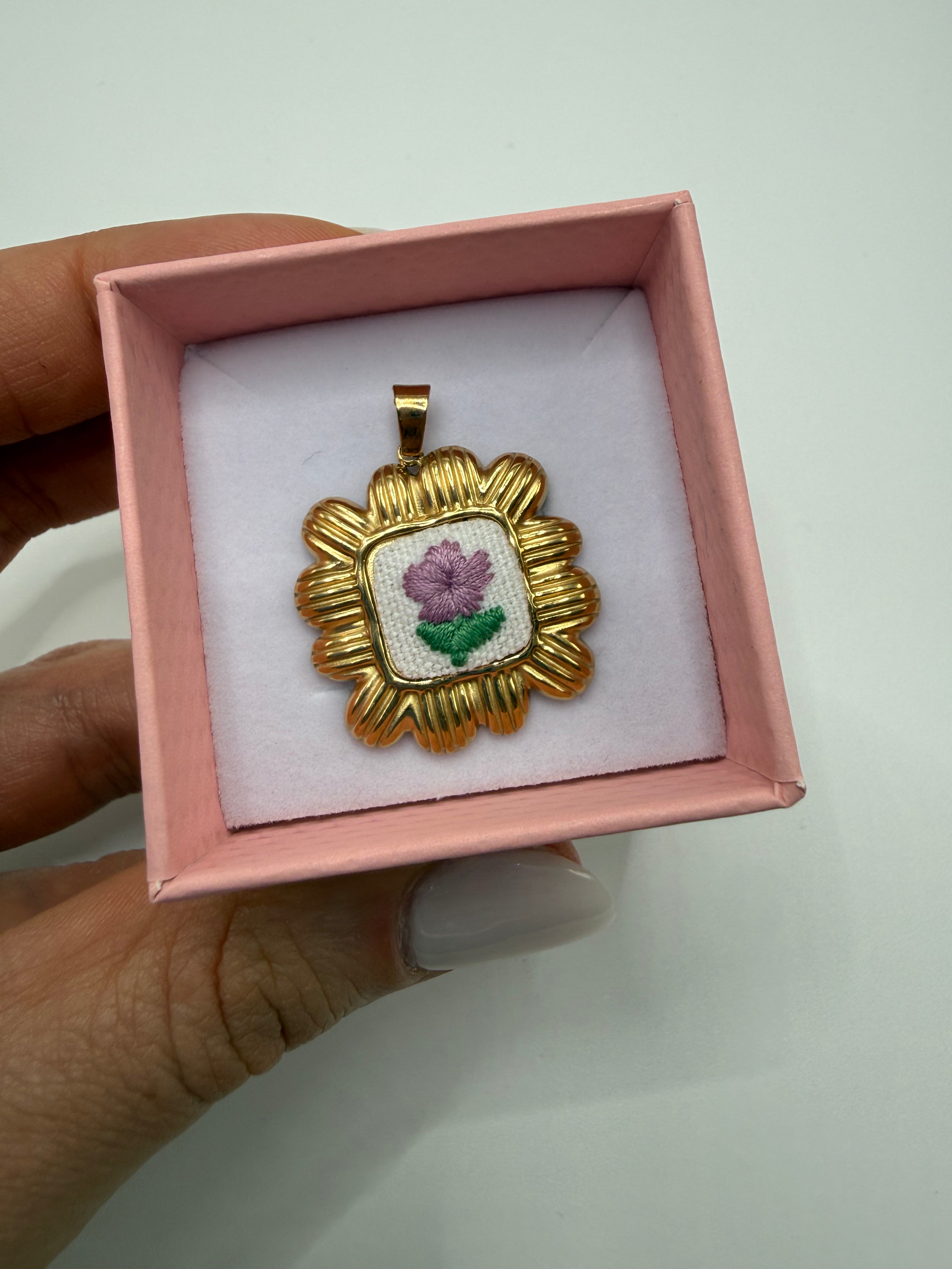 Charm COLLANA FIORI - LILLA