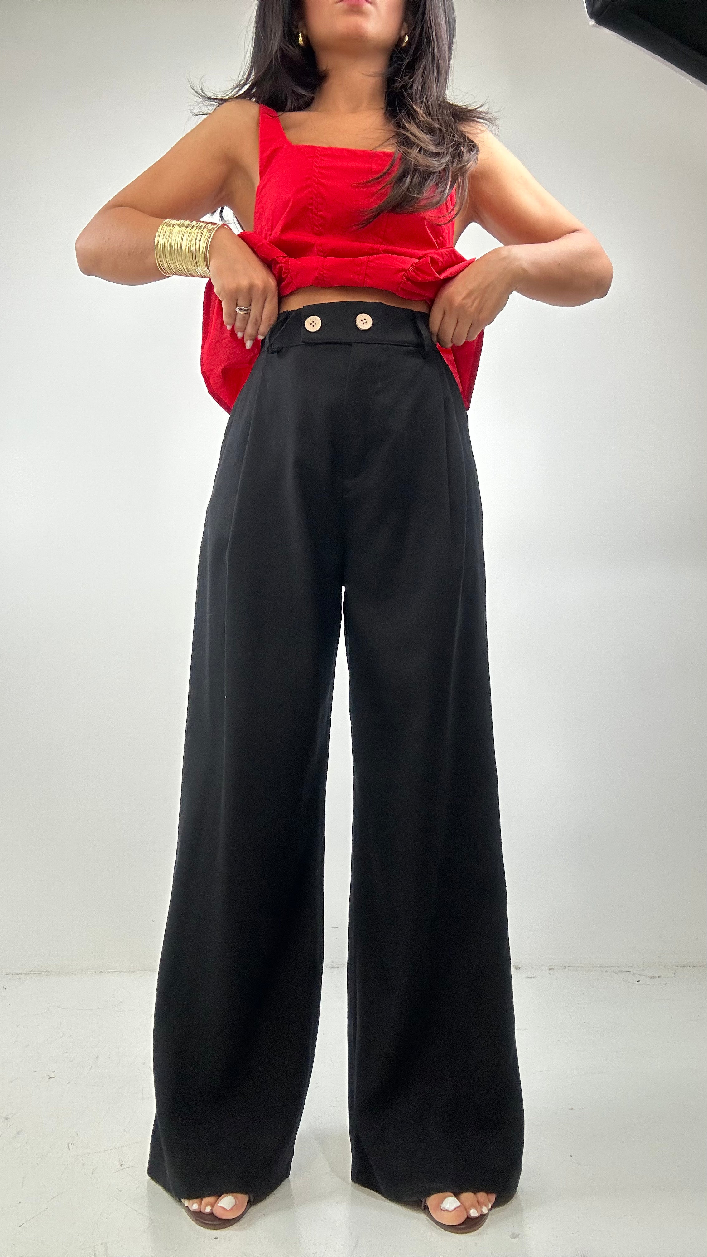 Pantalone SUMMER LINO - NERO