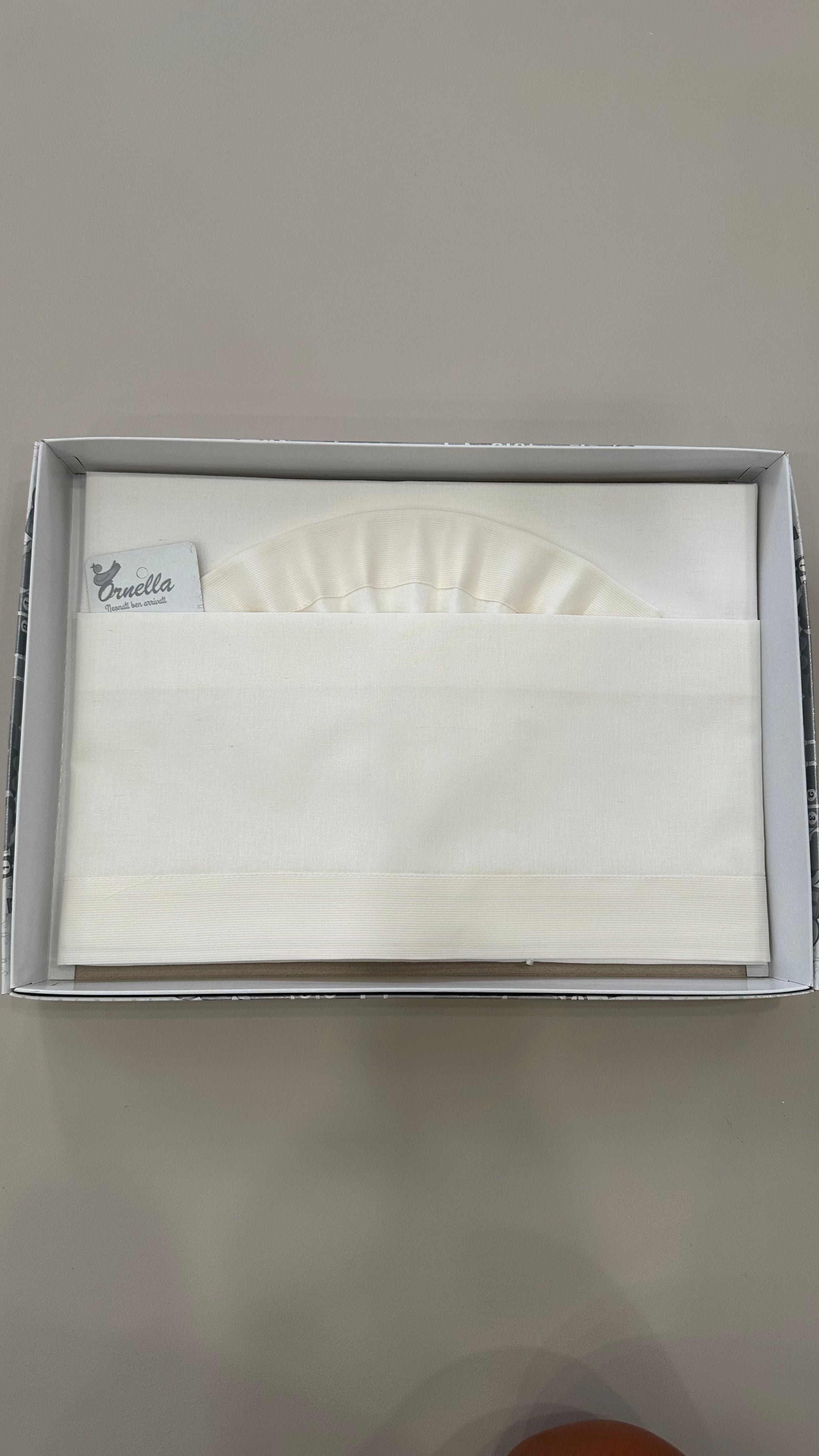 Lenzuola CARROZZINA BASIC CM 90x120 - PANNA