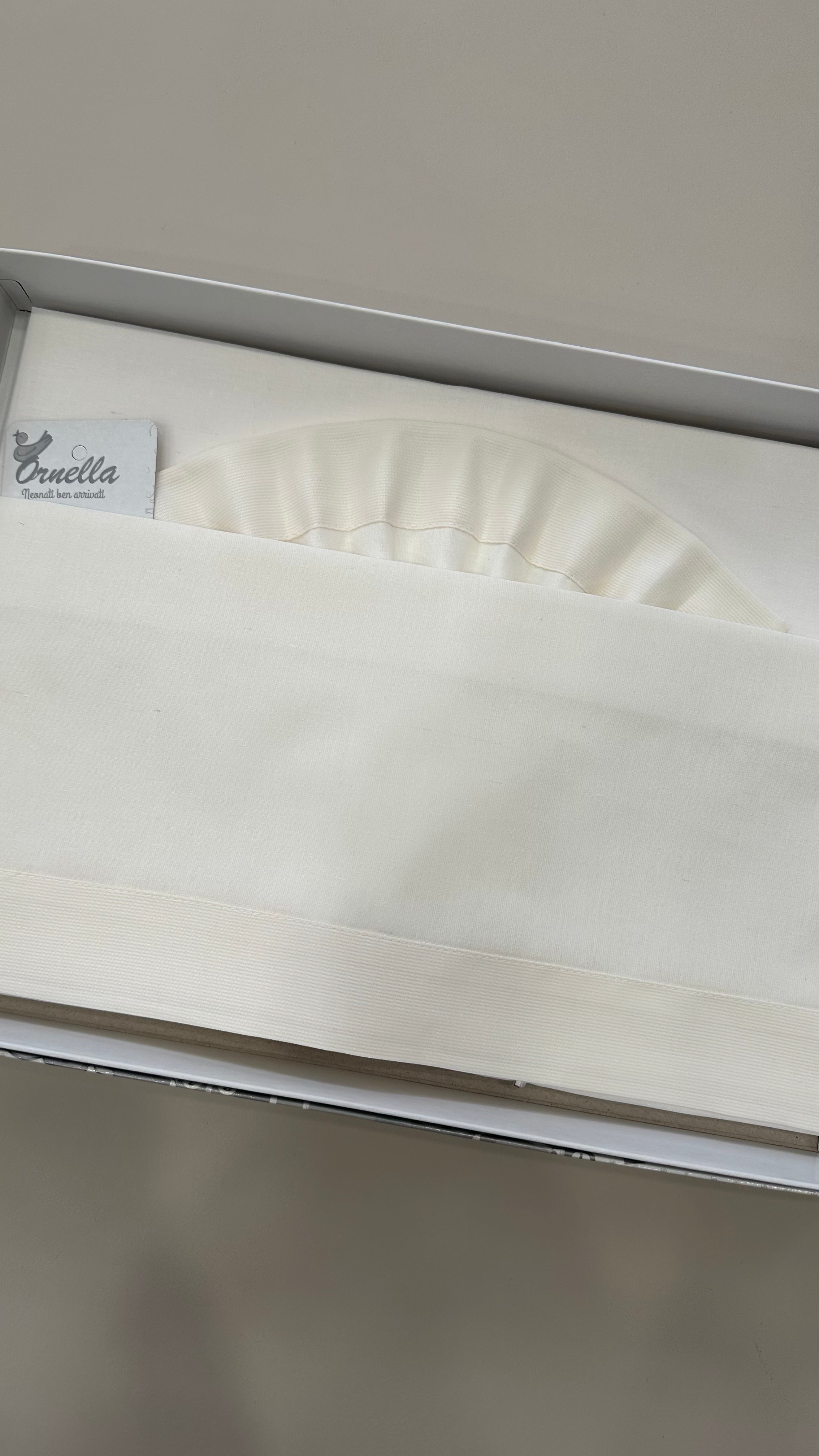 Lenzuola CARROZZINA BASIC CM 90x120 - PANNA
